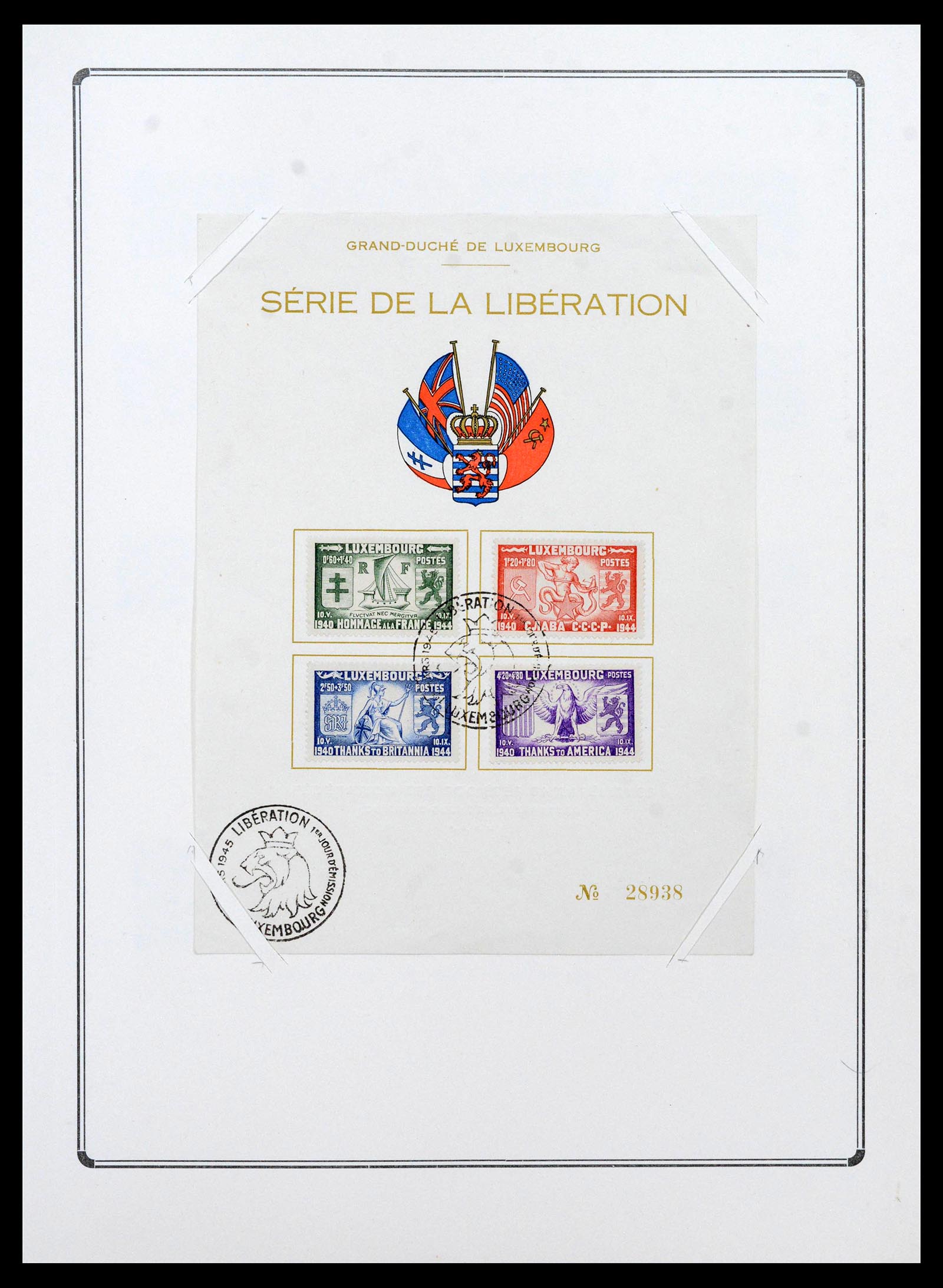 38865 0182 - Stamp collection 38865 German occupation 2nd worldwar 1939-1945.