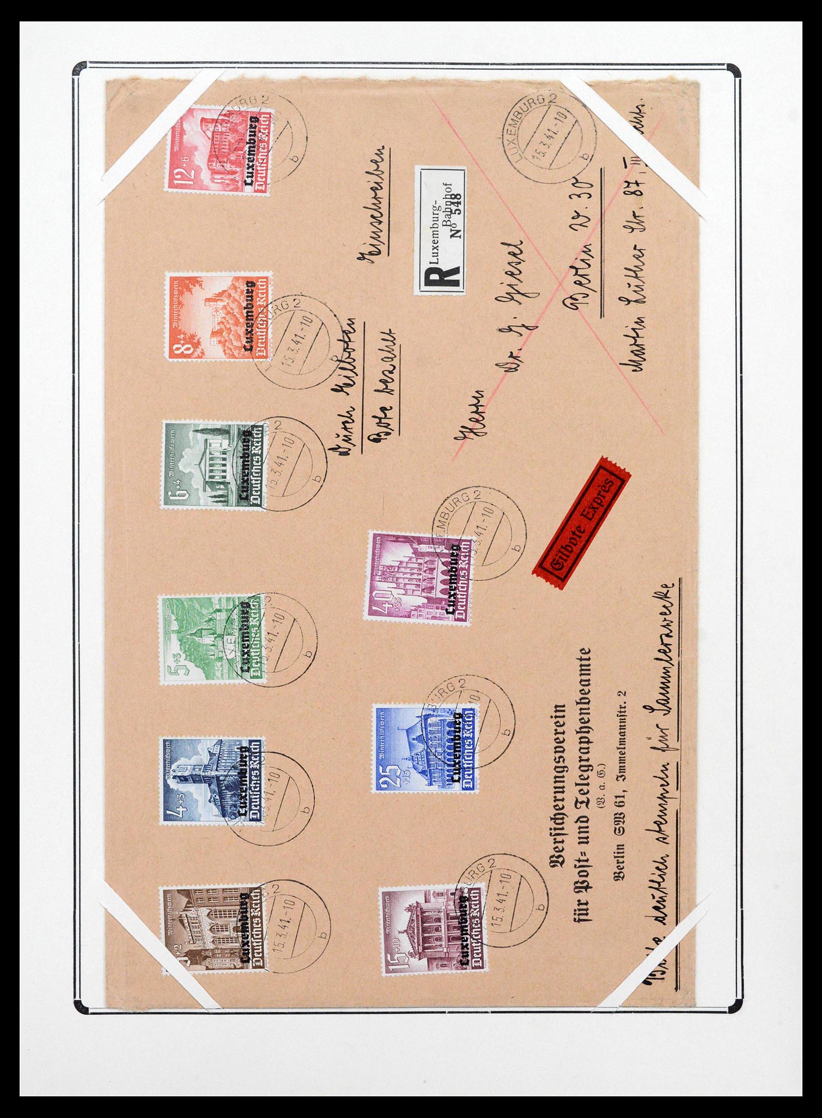 38865 0185 - Stamp collection 38865 German occupation 2nd worldwar 1939-1945.