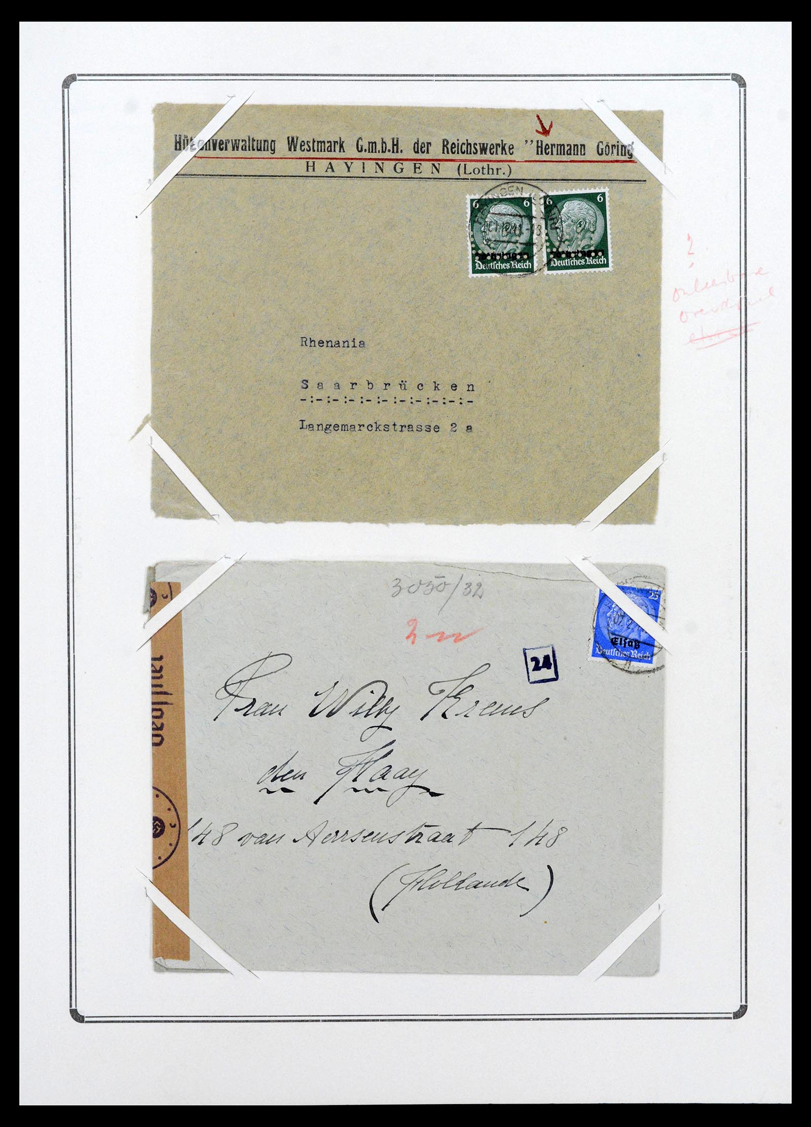 38865 0189 - Stamp collection 38865 German occupation 2nd worldwar 1939-1945.