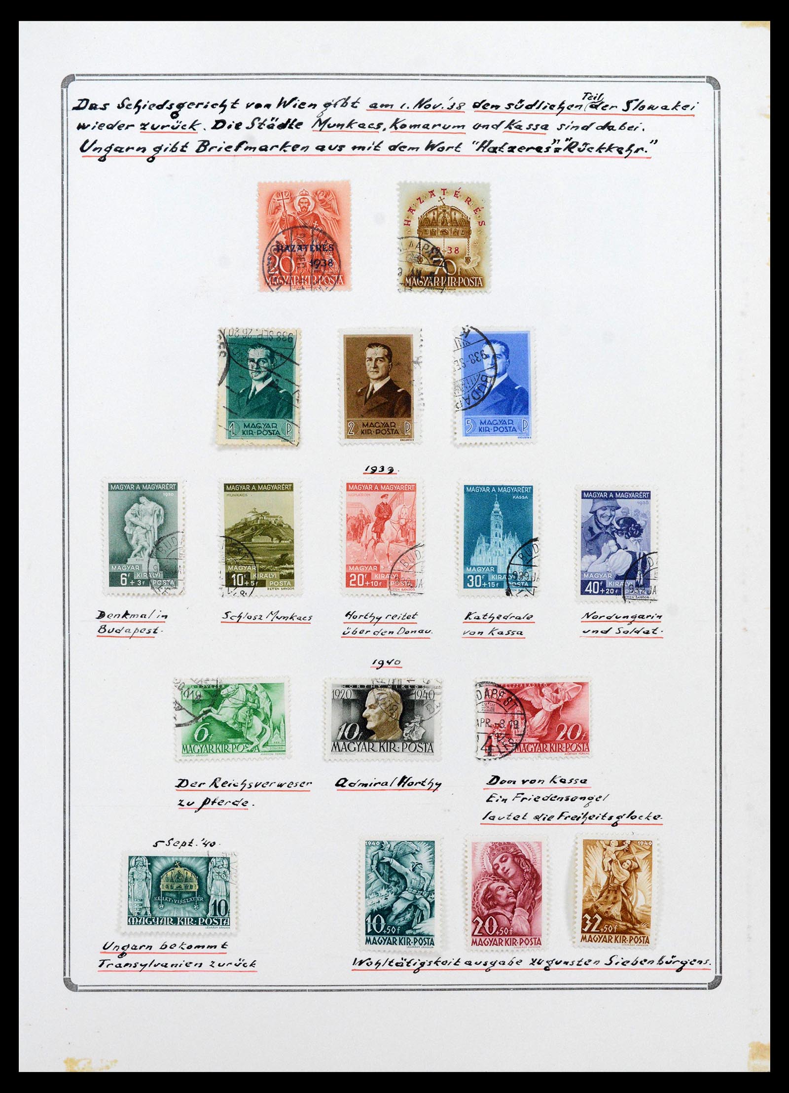 38865 0191 - Stamp collection 38865 German occupation 2nd worldwar 1939-1945.