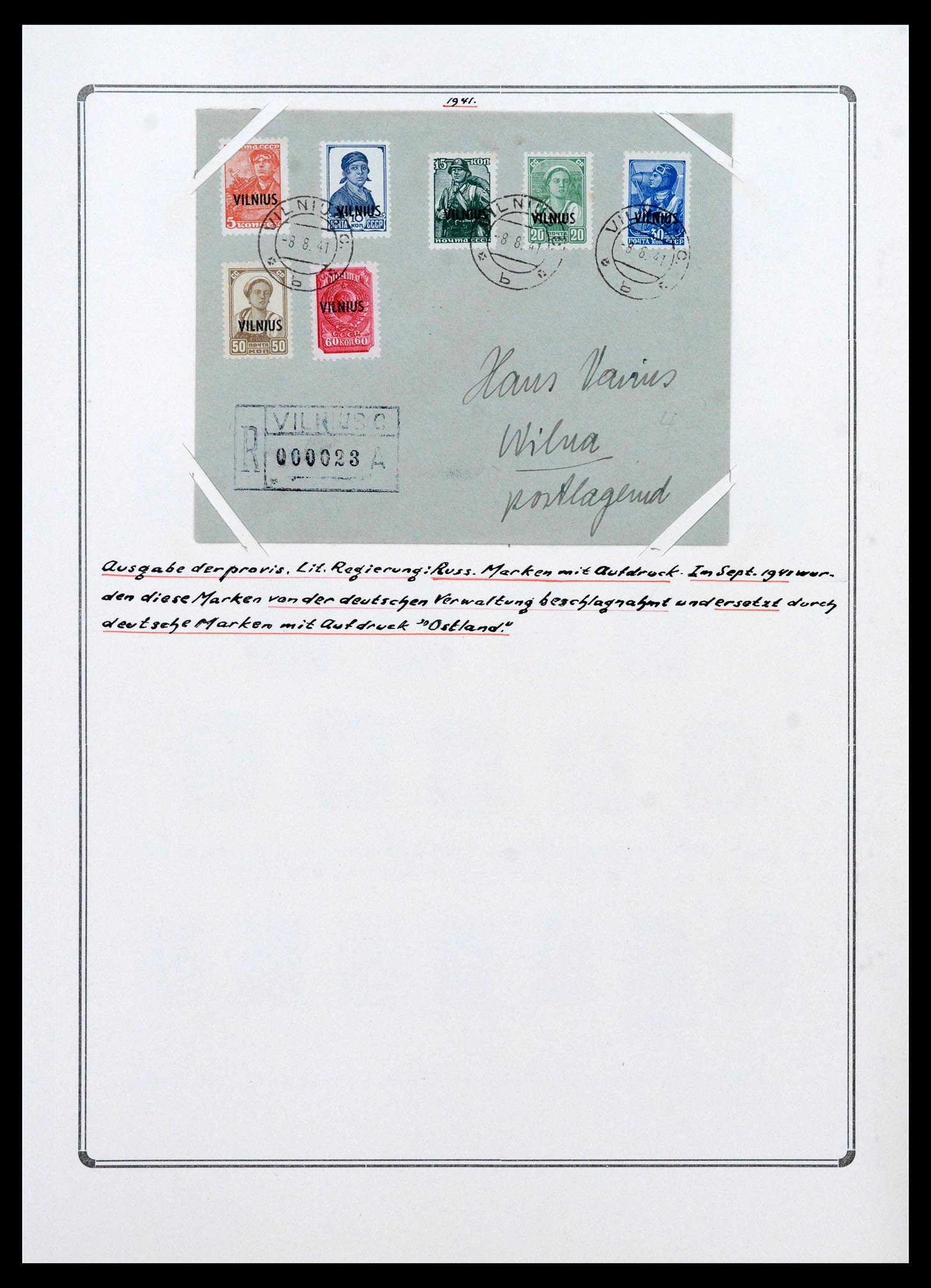 38865 0215 - Stamp collection 38865 German occupation 2nd worldwar 1939-1945.