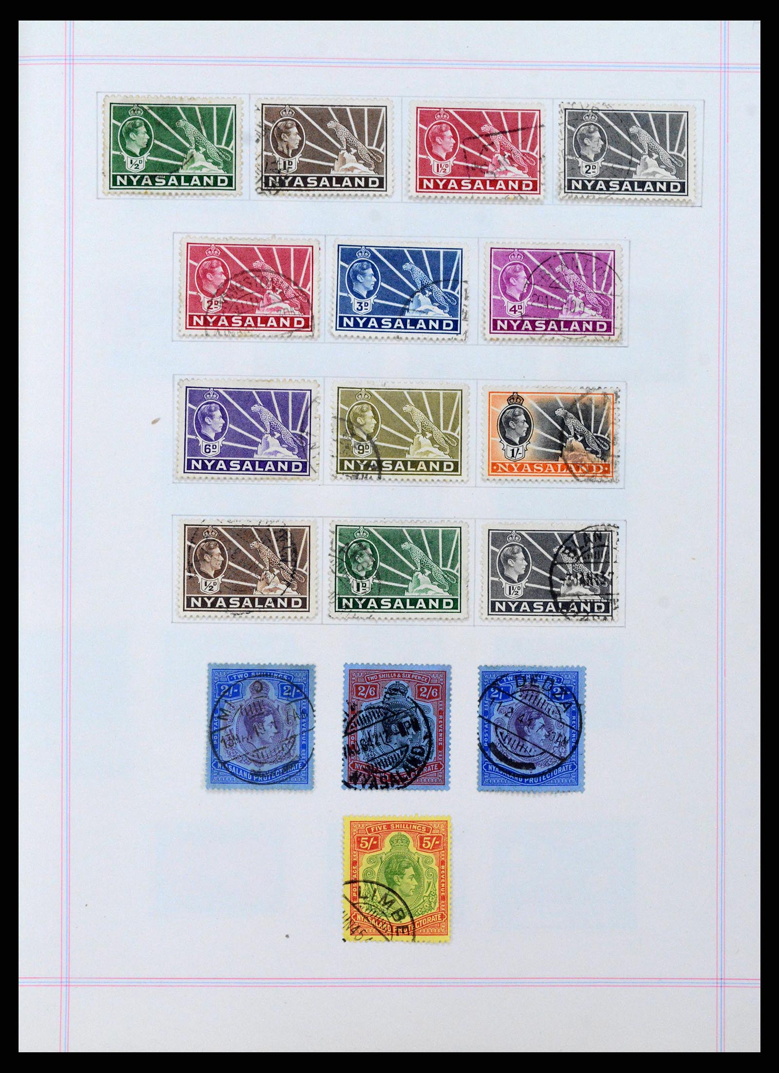 38867 0008 - Postzegelverzameling 38867 Zuid Afrikaanse gebieden 1886-1950.