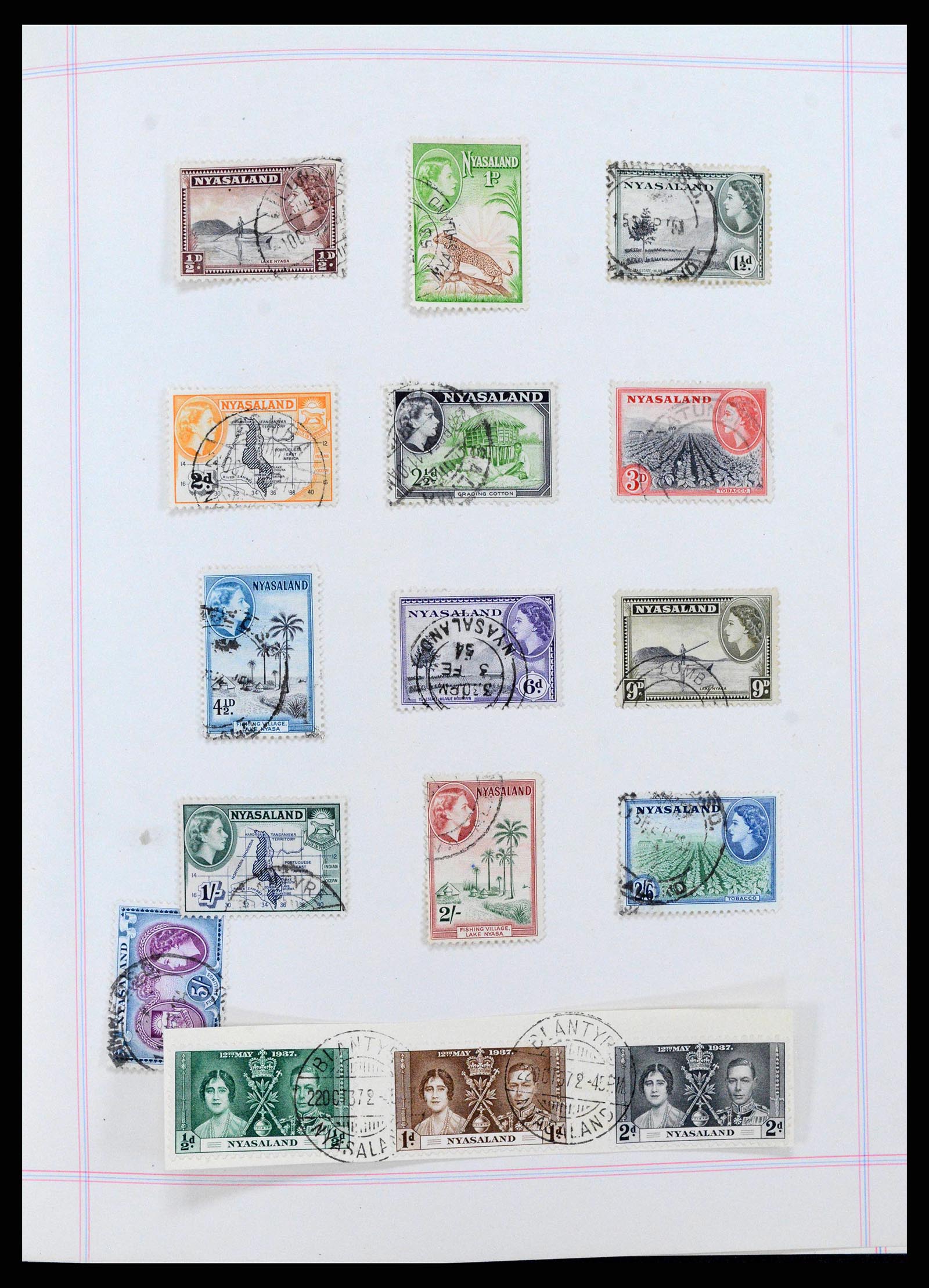 38867 0011 - Postzegelverzameling 38867 Zuid Afrikaanse gebieden 1886-1950.