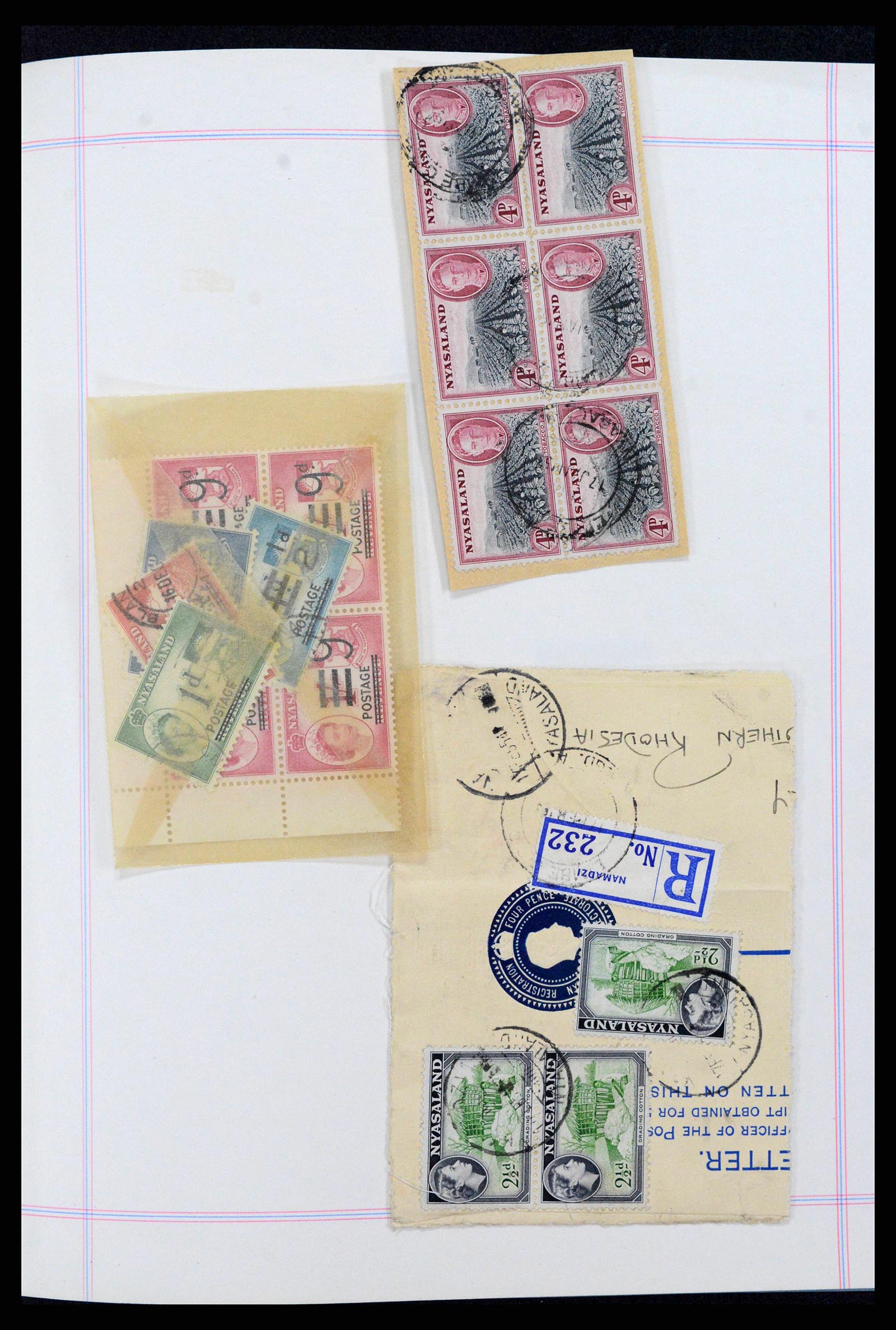 38867 0012 - Postzegelverzameling 38867 Zuid Afrikaanse gebieden 1886-1950.