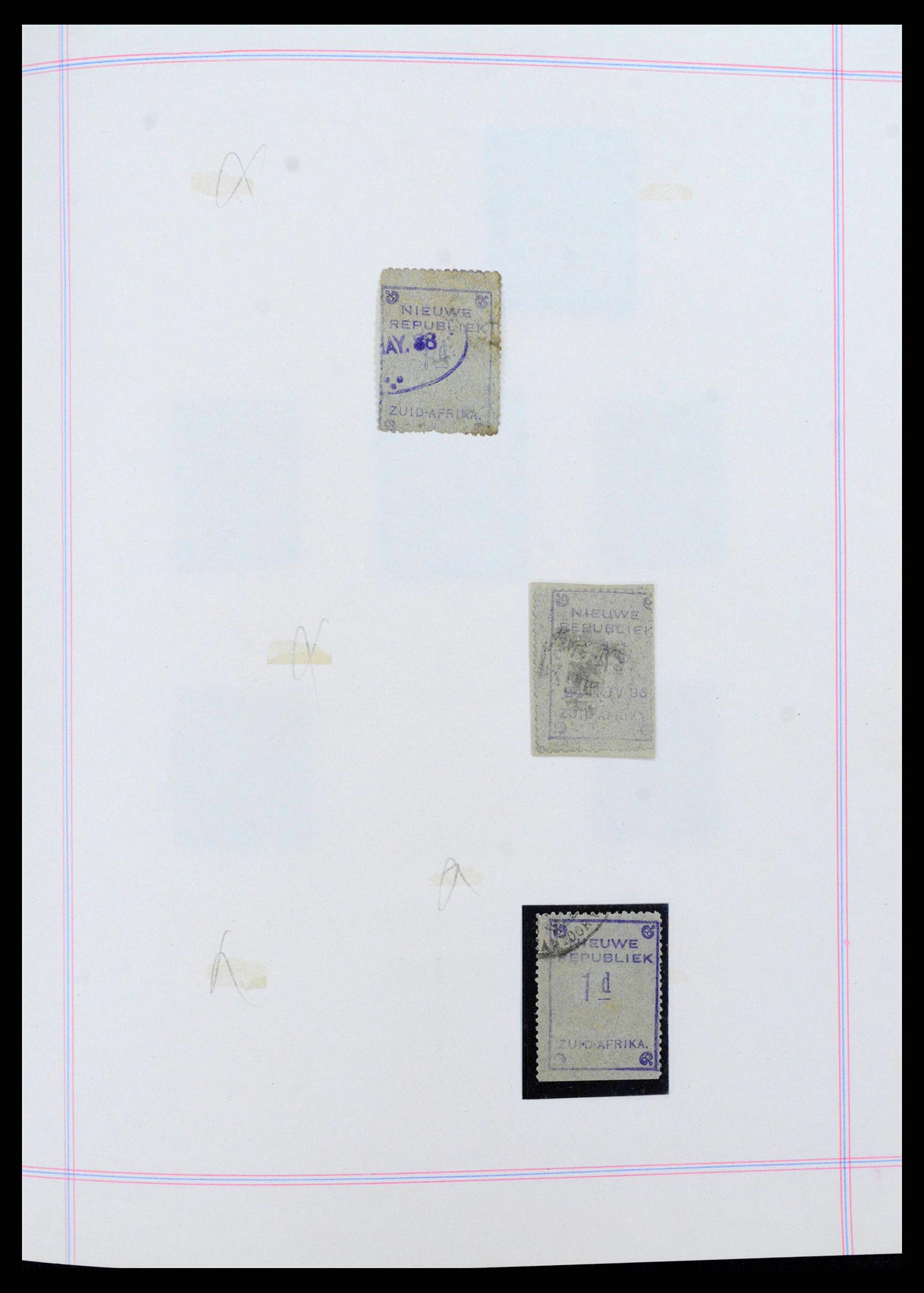 38867 0013 - Postzegelverzameling 38867 Zuid Afrikaanse gebieden 1886-1950.