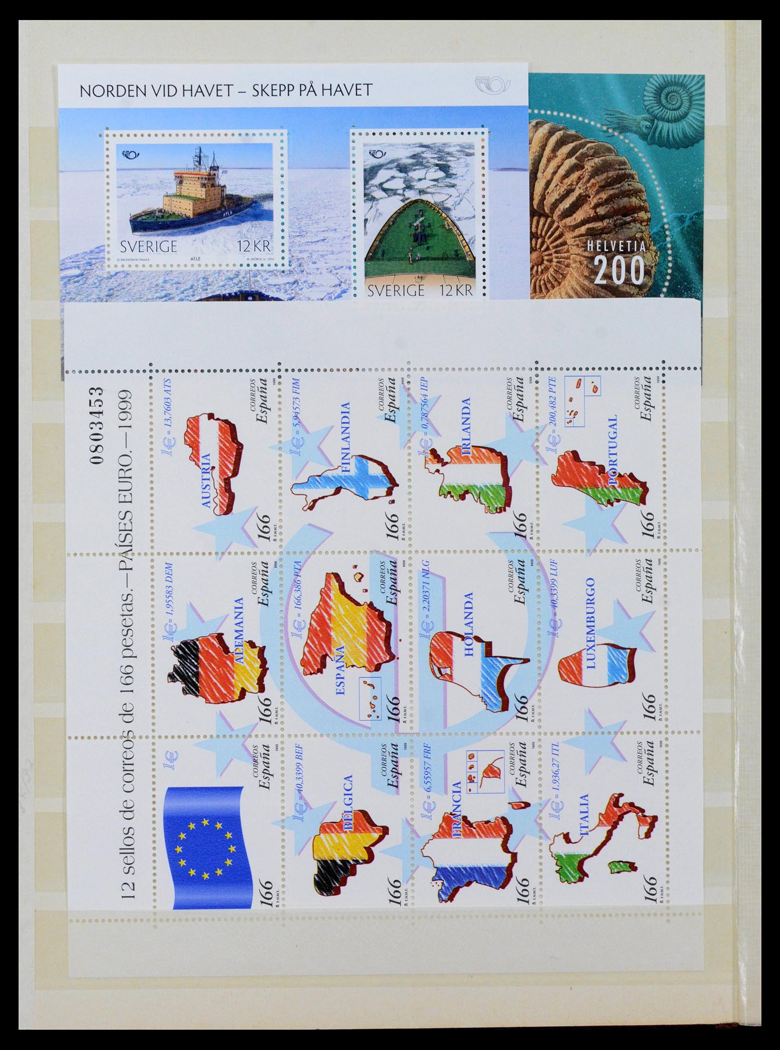 38878 0021 - Postzegelverzameling 38878 Wereld blokken 1959-2017.