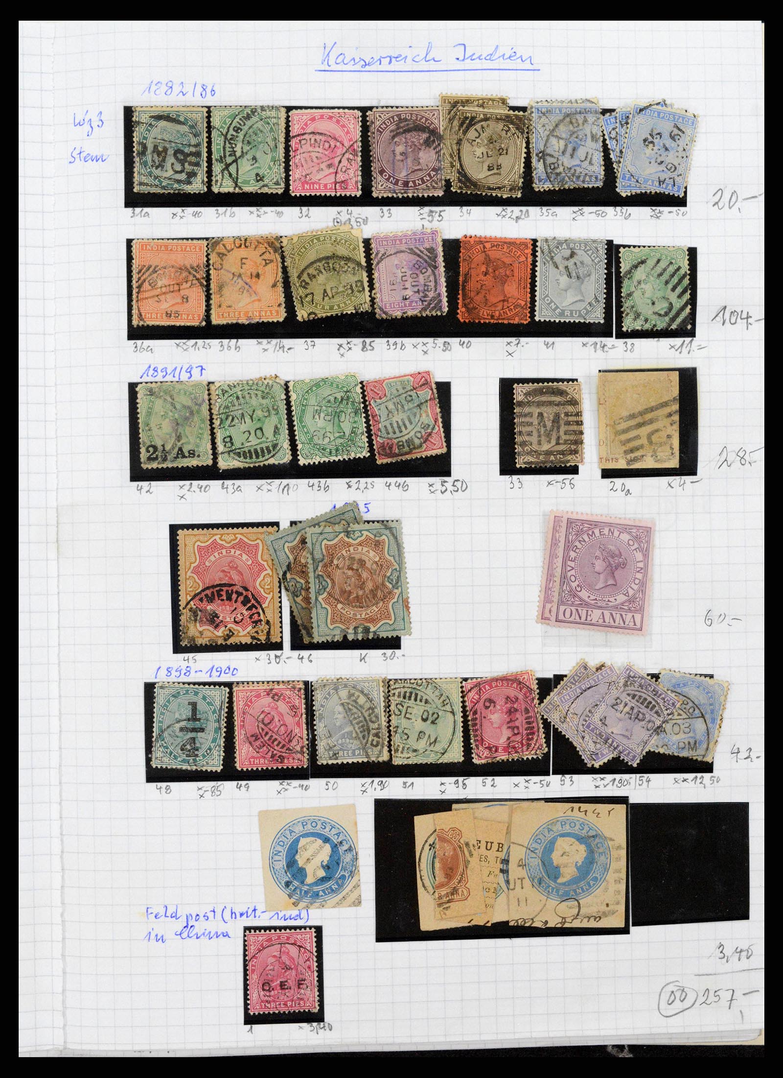 38879 0003 - Stamp collection 38879 India and Pakistan 1854-1975.