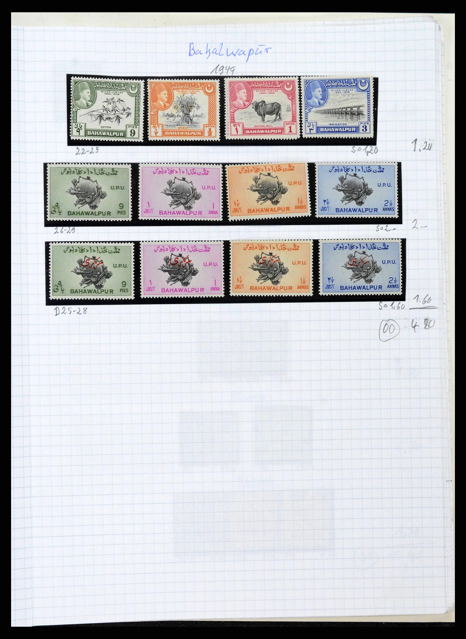 38879 0051 - Postzegelverzameling 38879 India en Pakistan 1854-1975.