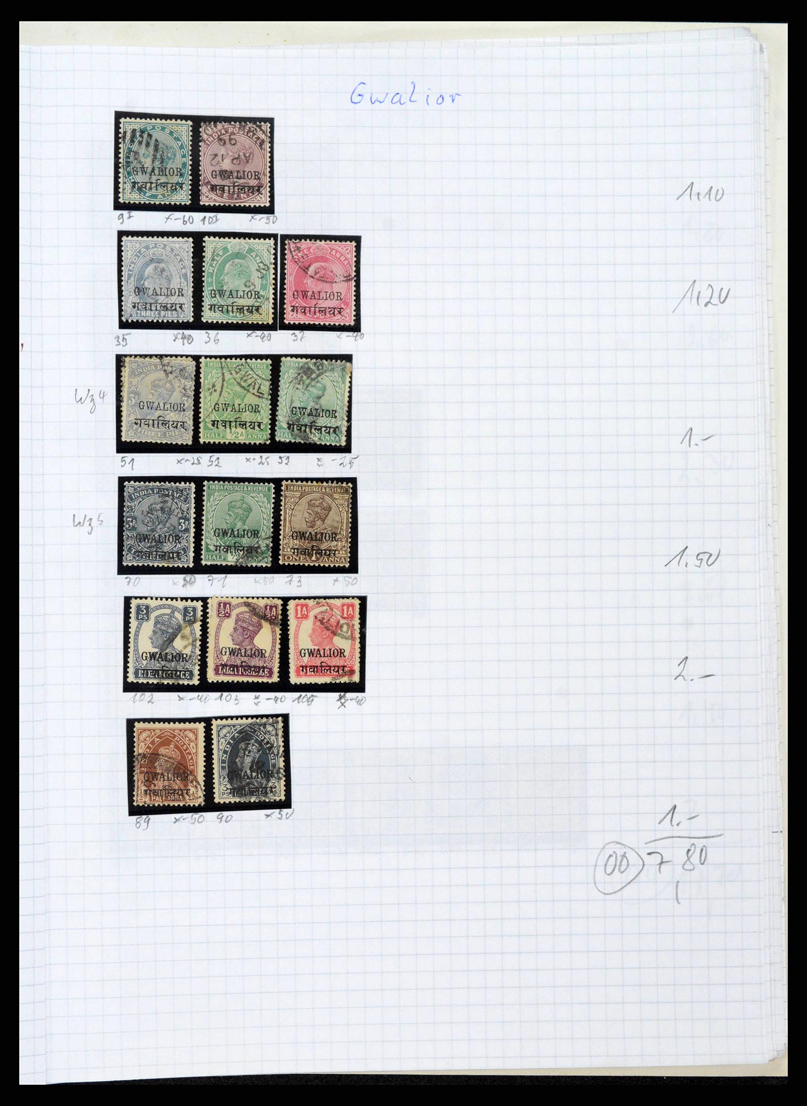 38879 0053 - Postzegelverzameling 38879 India en Pakistan 1854-1975.