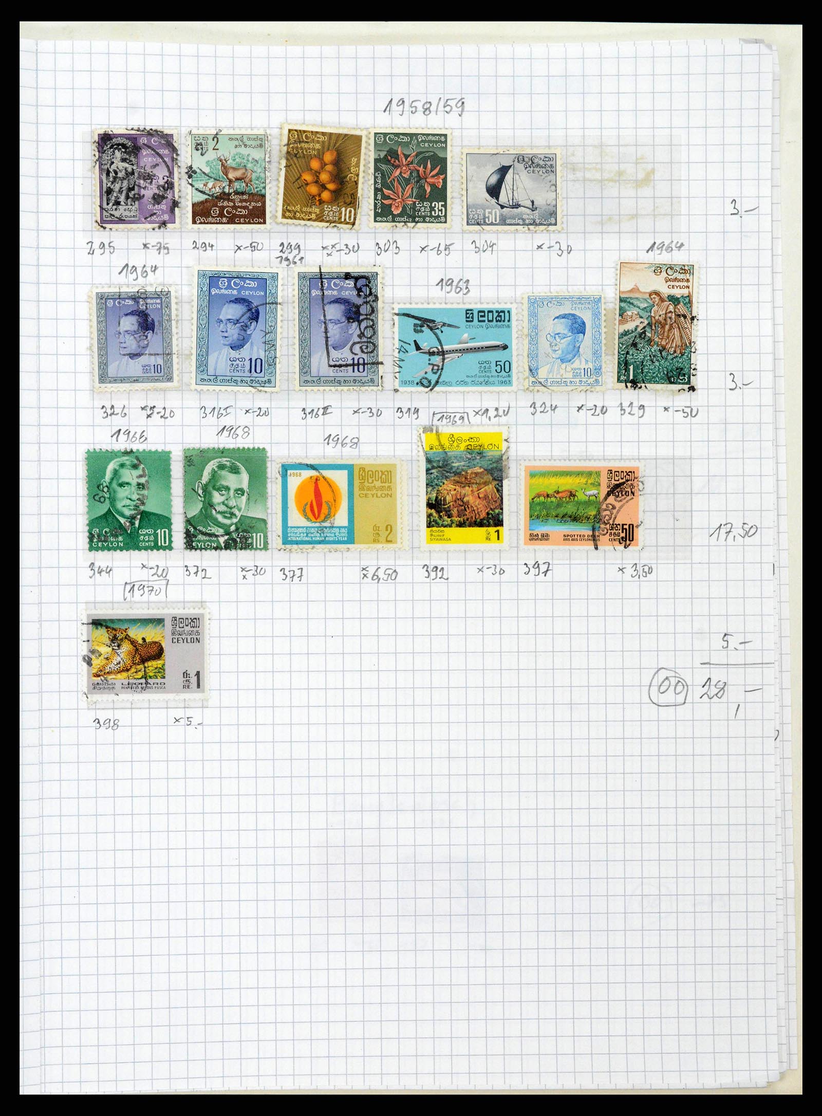 38879 0064 - Postzegelverzameling 38879 India en Pakistan 1854-1975.