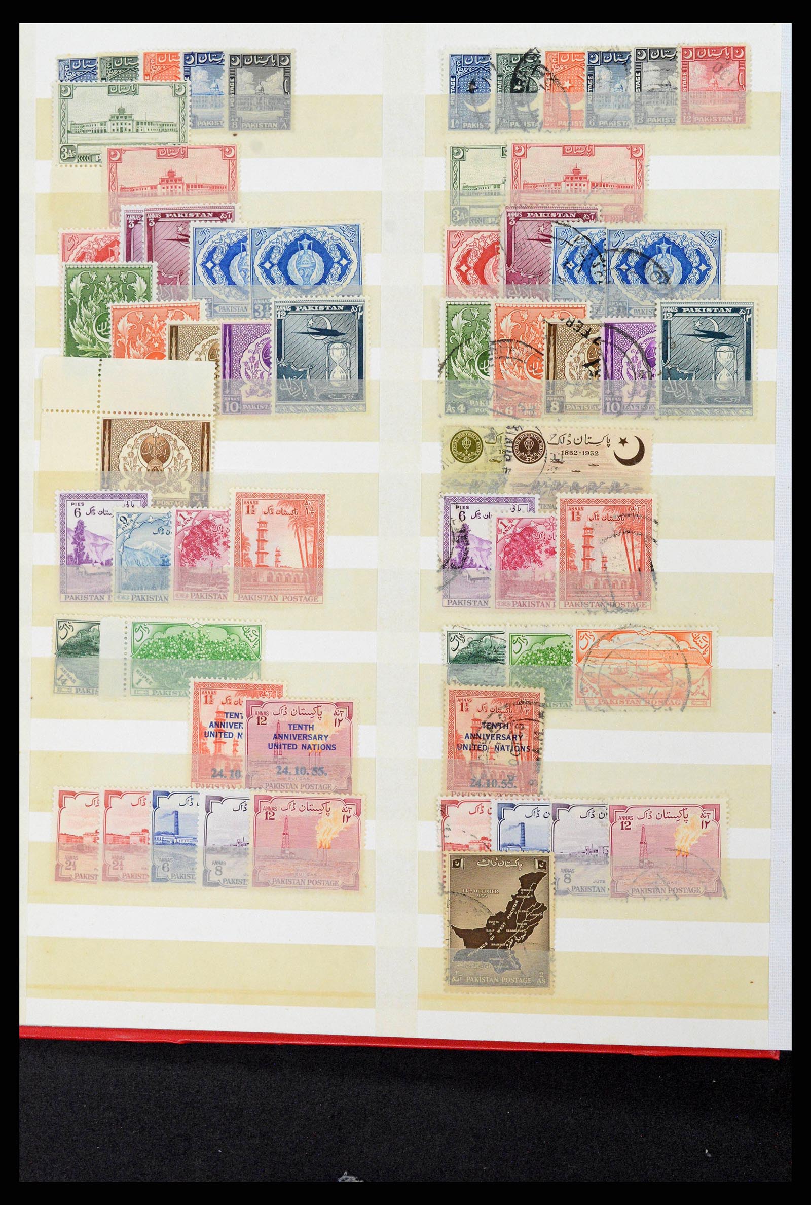 38879 0076 - Postzegelverzameling 38879 India en Pakistan 1854-1975.