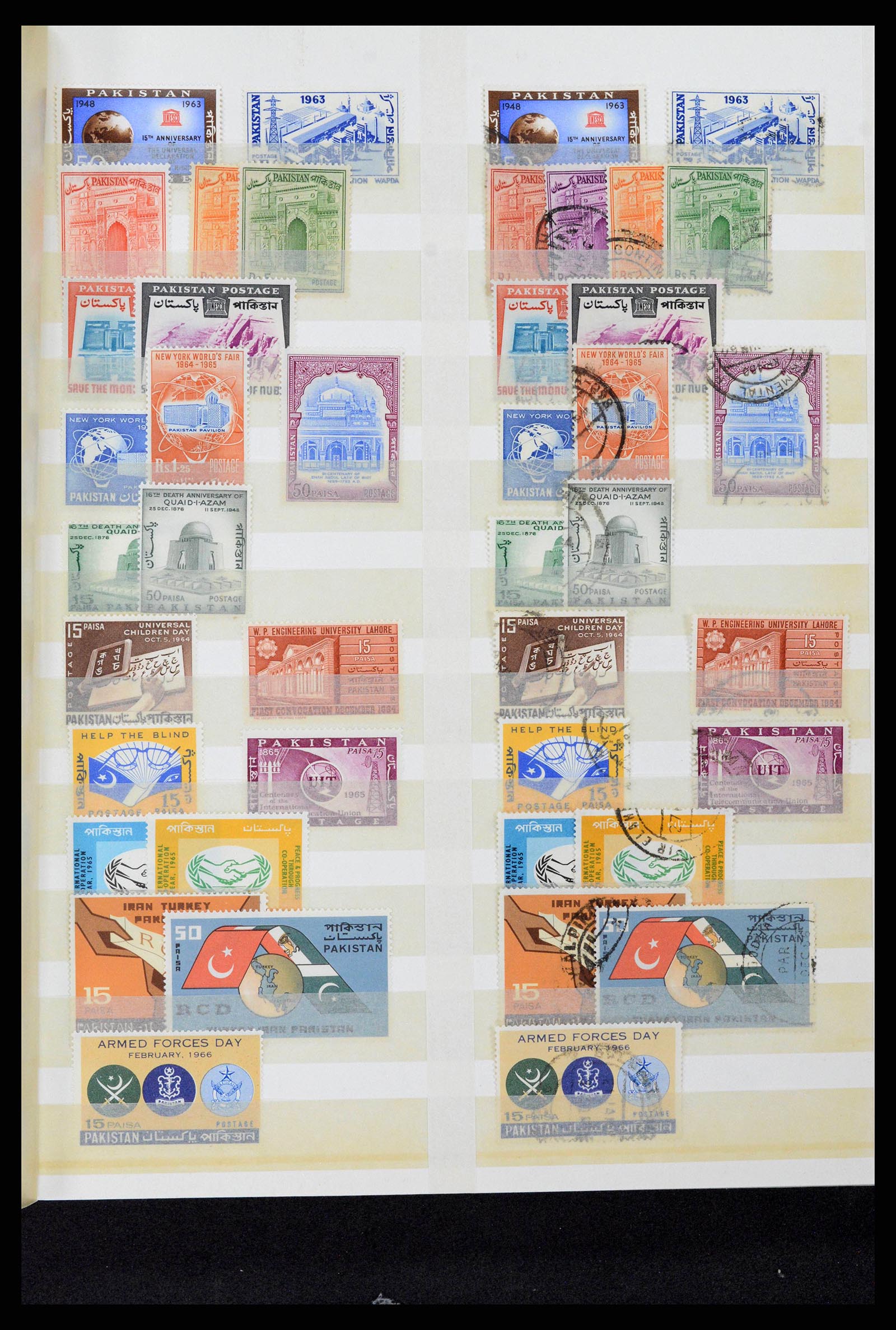 38879 0081 - Postzegelverzameling 38879 India en Pakistan 1854-1975.