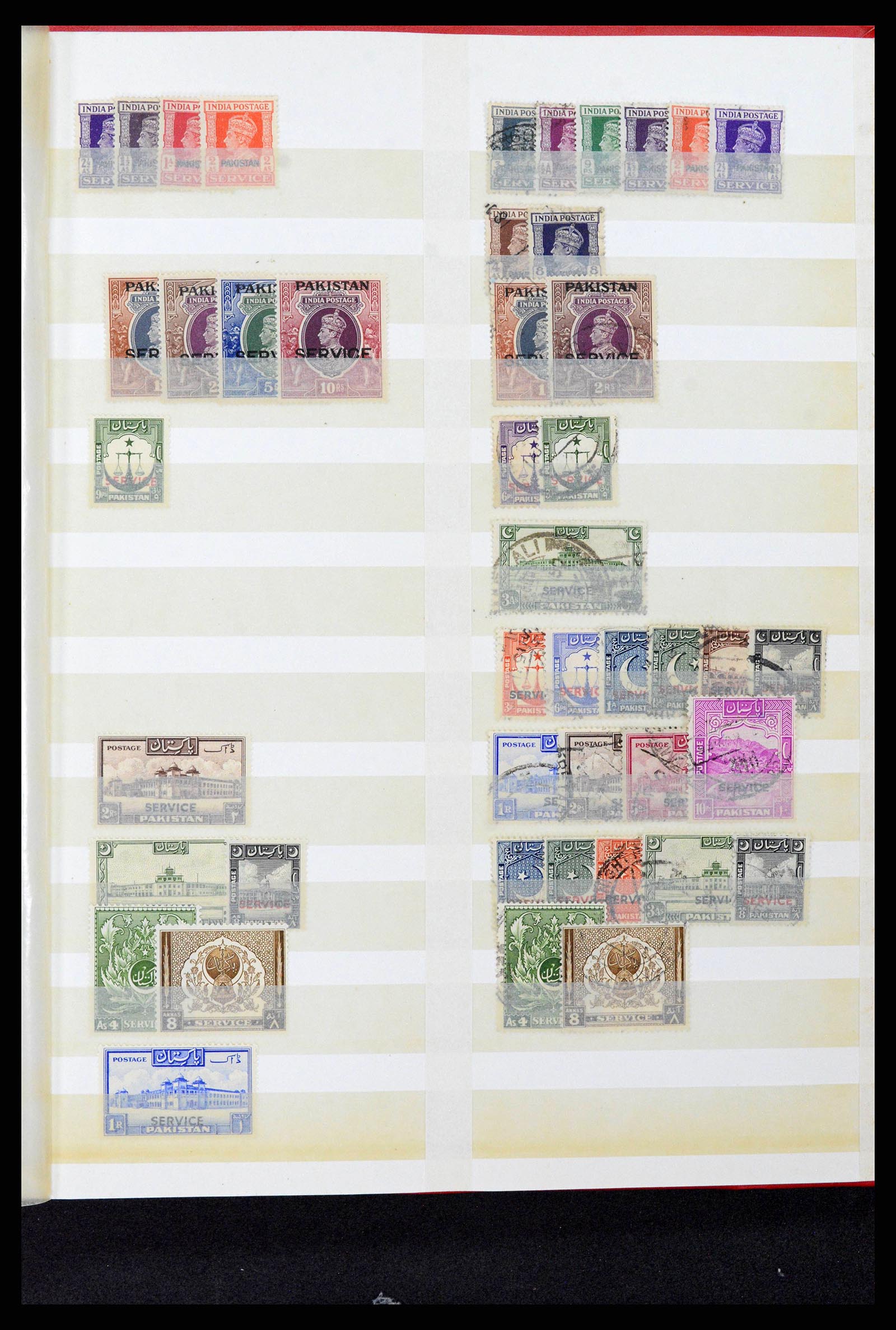 38879 0089 - Postzegelverzameling 38879 India en Pakistan 1854-1975.