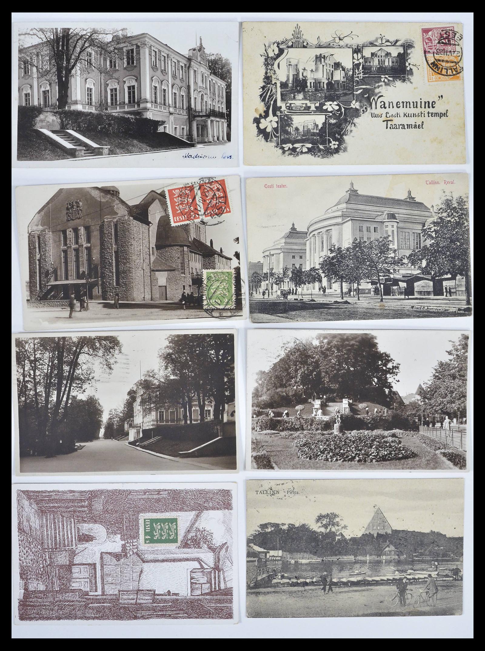 38881 0003 - Stamp collection 38881 Estonia picture postcards 1918-1940.