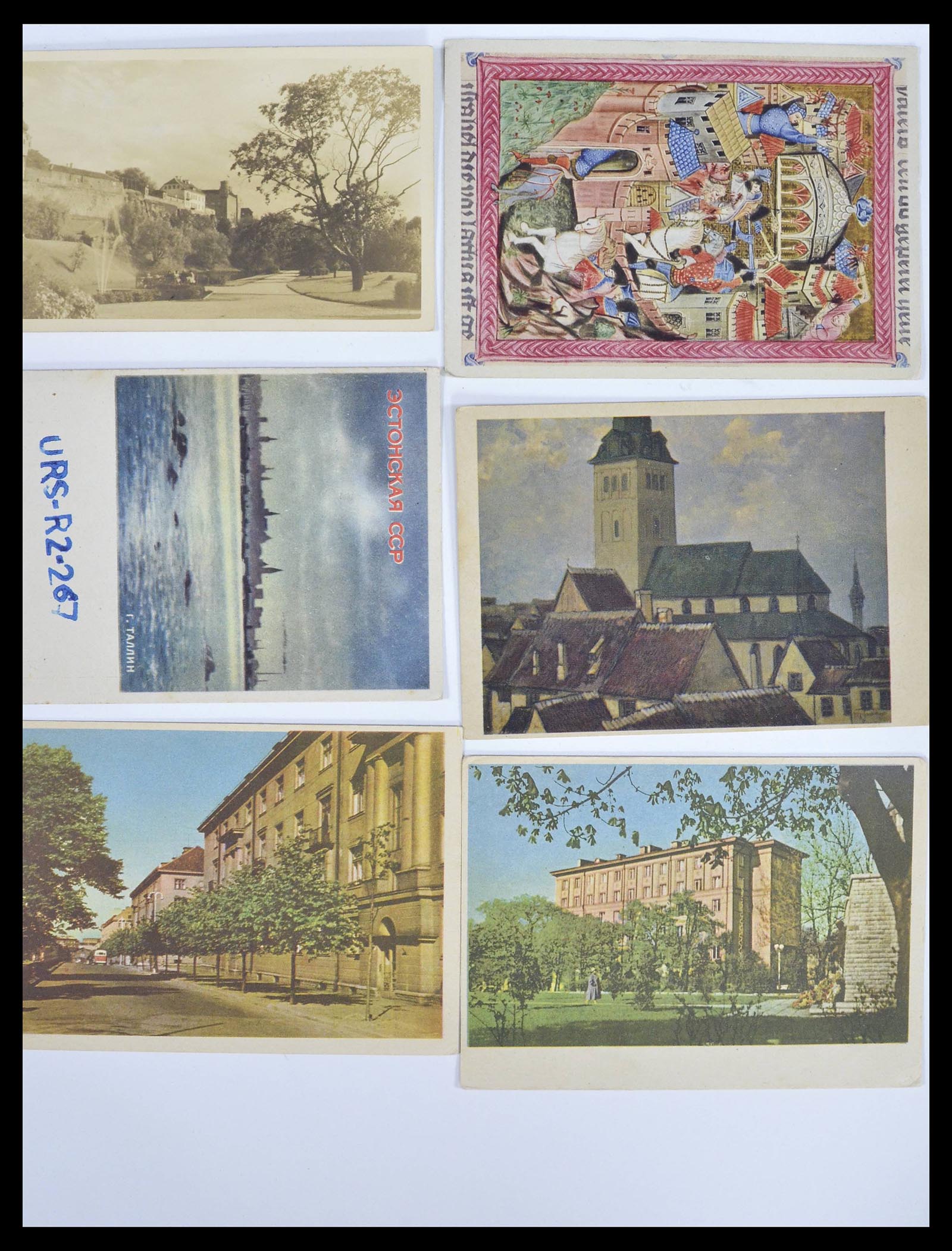 38881 0125 - Stamp collection 38881 Estonia picture postcards 1918-1940.