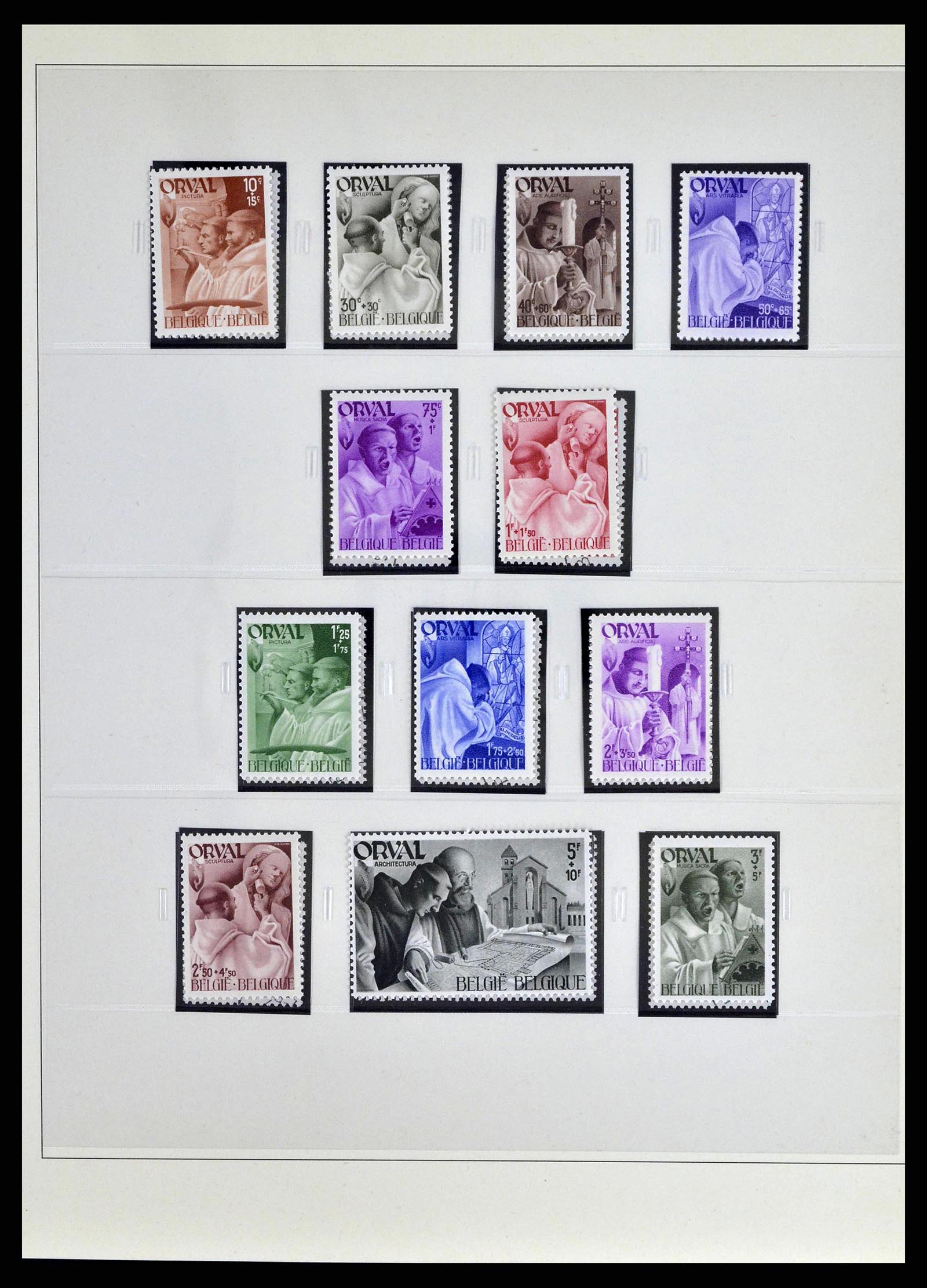 38882 0017 - Stamp collection 38882 Belgium 1940-1945.