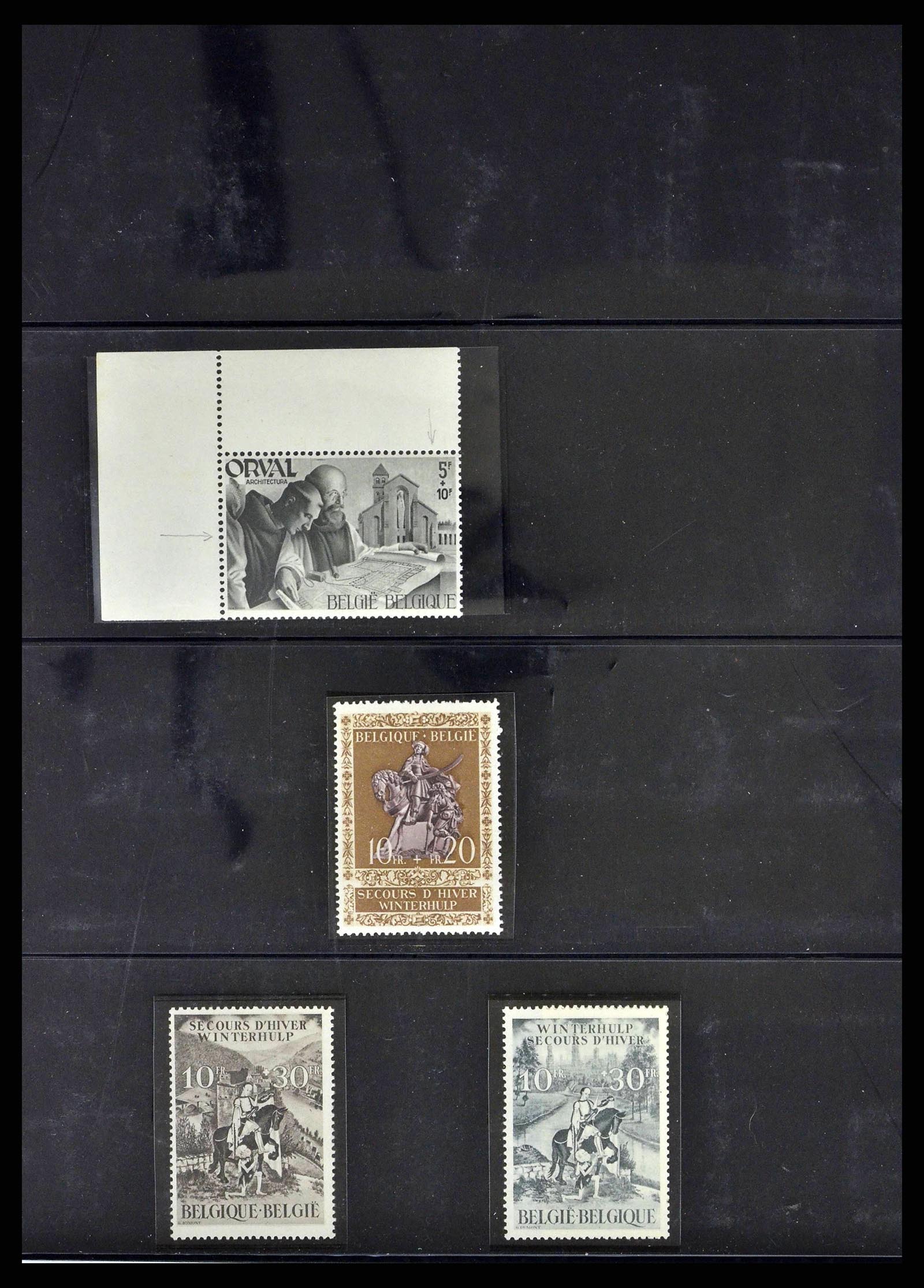 38882 0021 - Stamp collection 38882 Belgium 1940-1945.