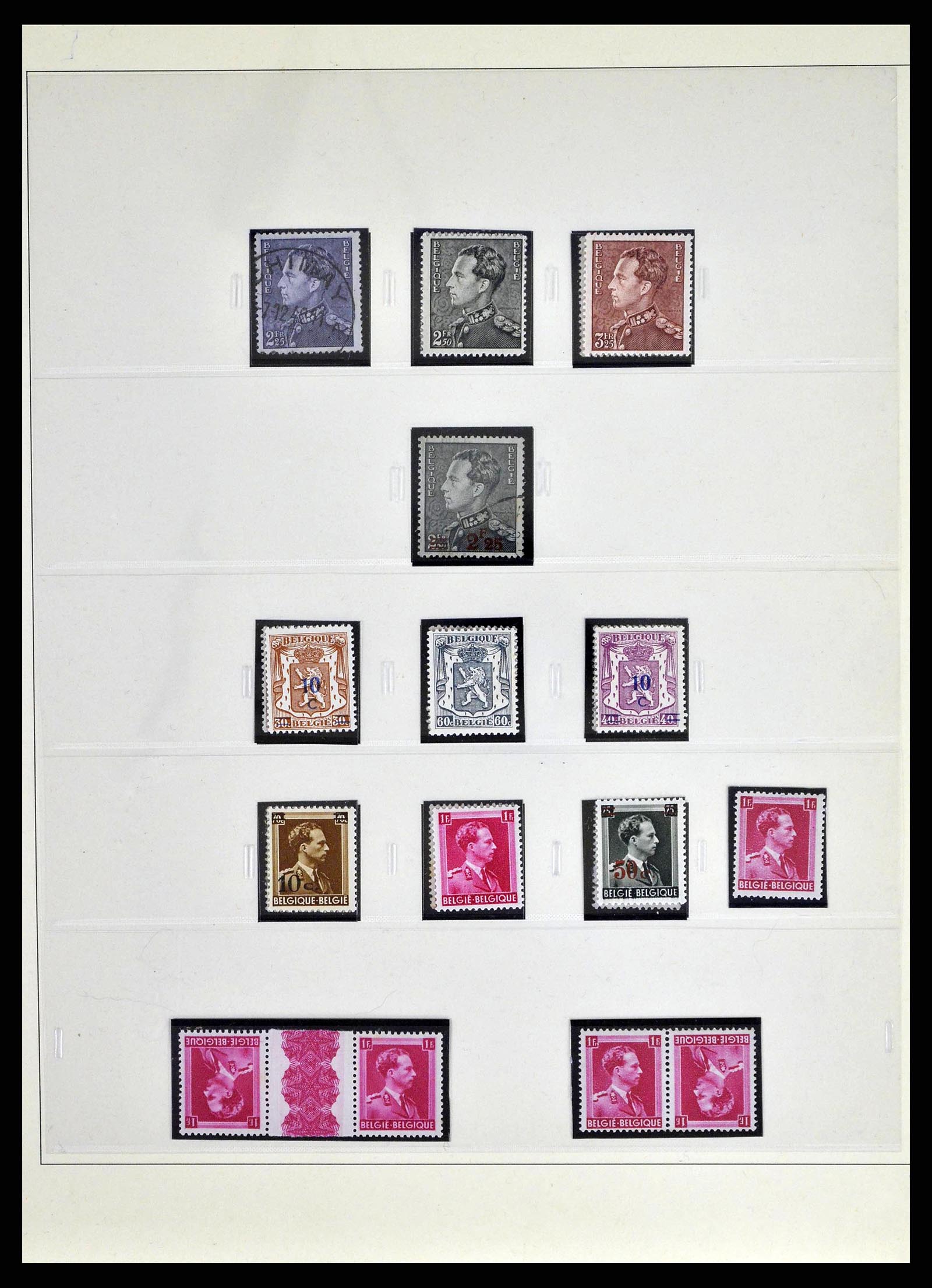 38882 0023 - Stamp collection 38882 Belgium 1940-1945.