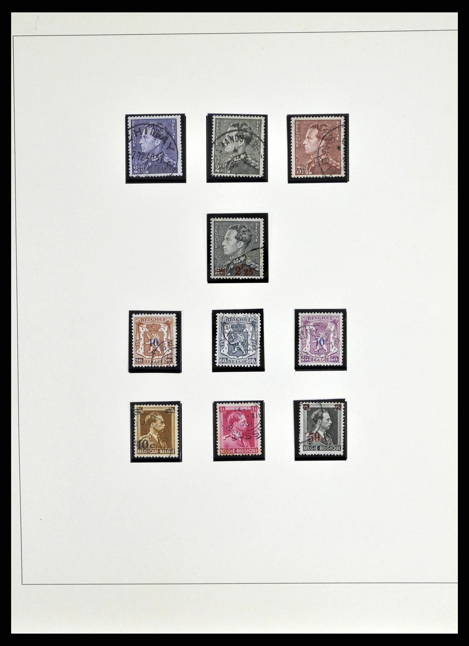 38882 0024 - Stamp collection 38882 Belgium 1940-1945.