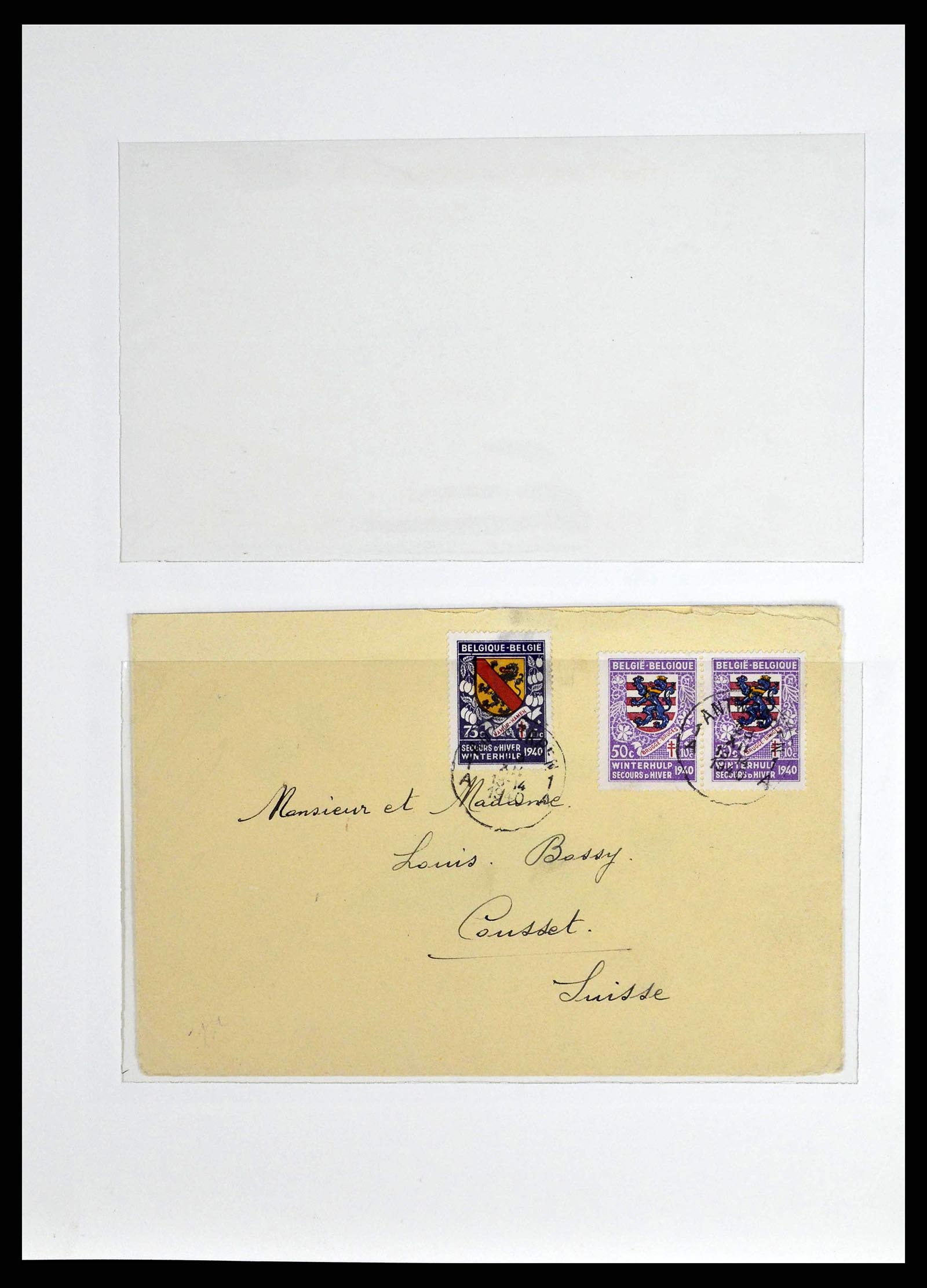 38882 0025 - Stamp collection 38882 Belgium 1940-1945.