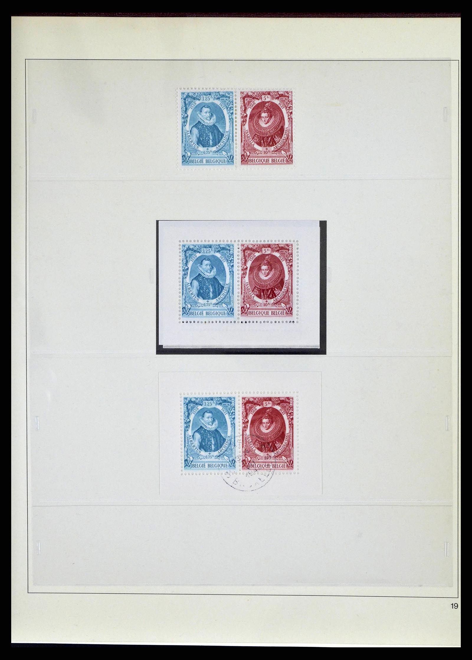 38882 0049 - Stamp collection 38882 Belgium 1940-1945.