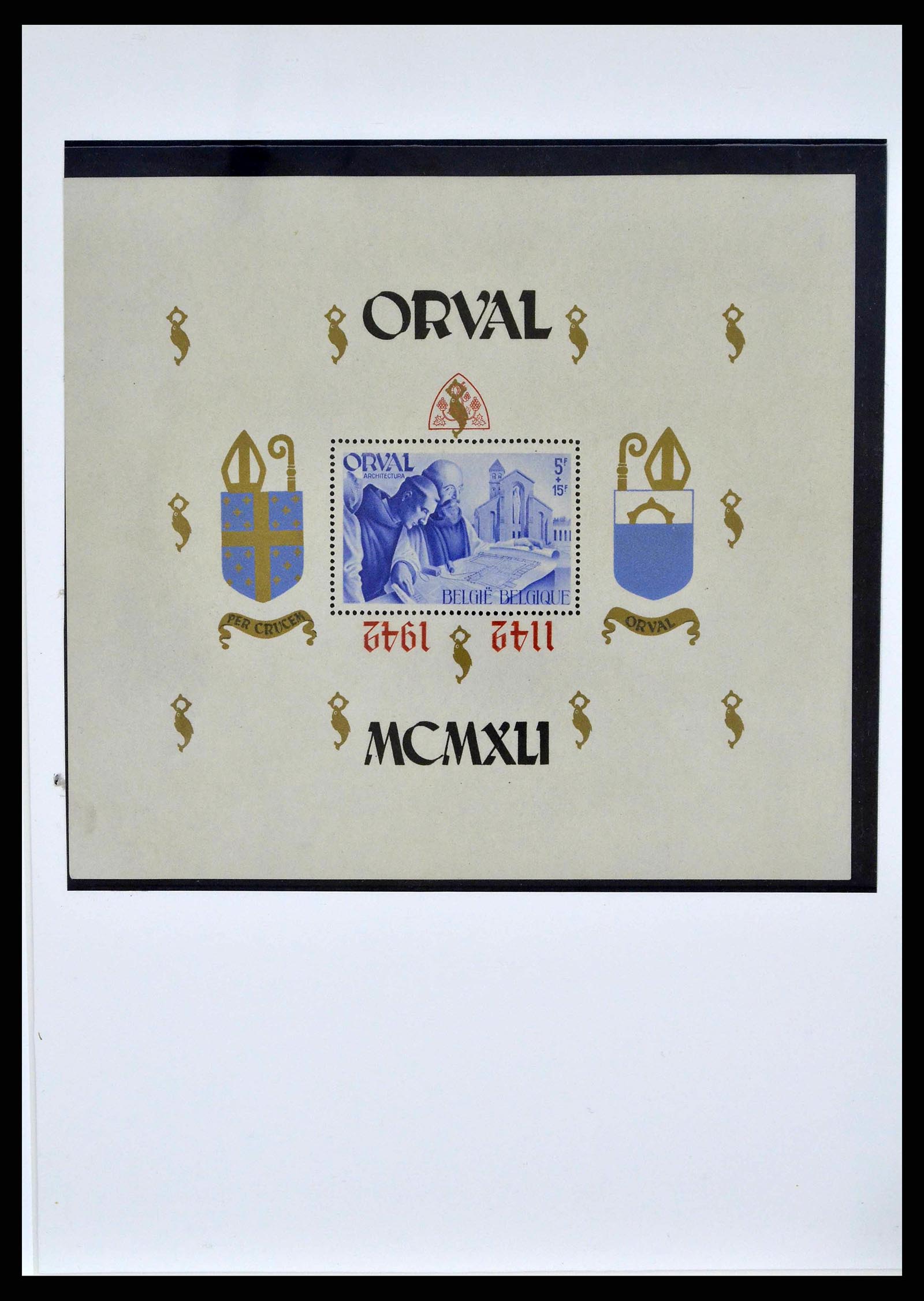 38882 0050 - Stamp collection 38882 Belgium 1940-1945.