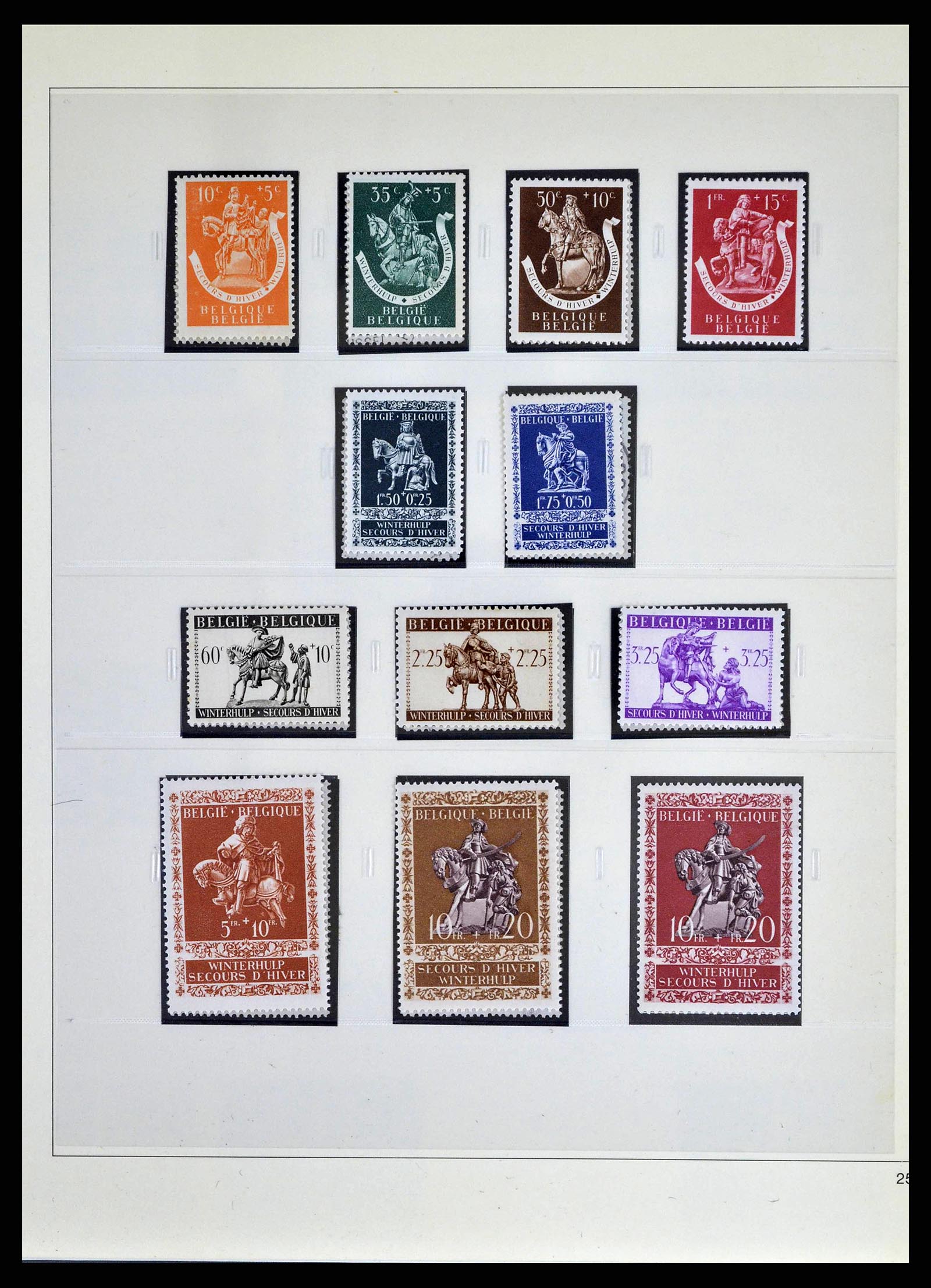 38882 0064 - Postzegelverzameling 38882 België 1940-1945.