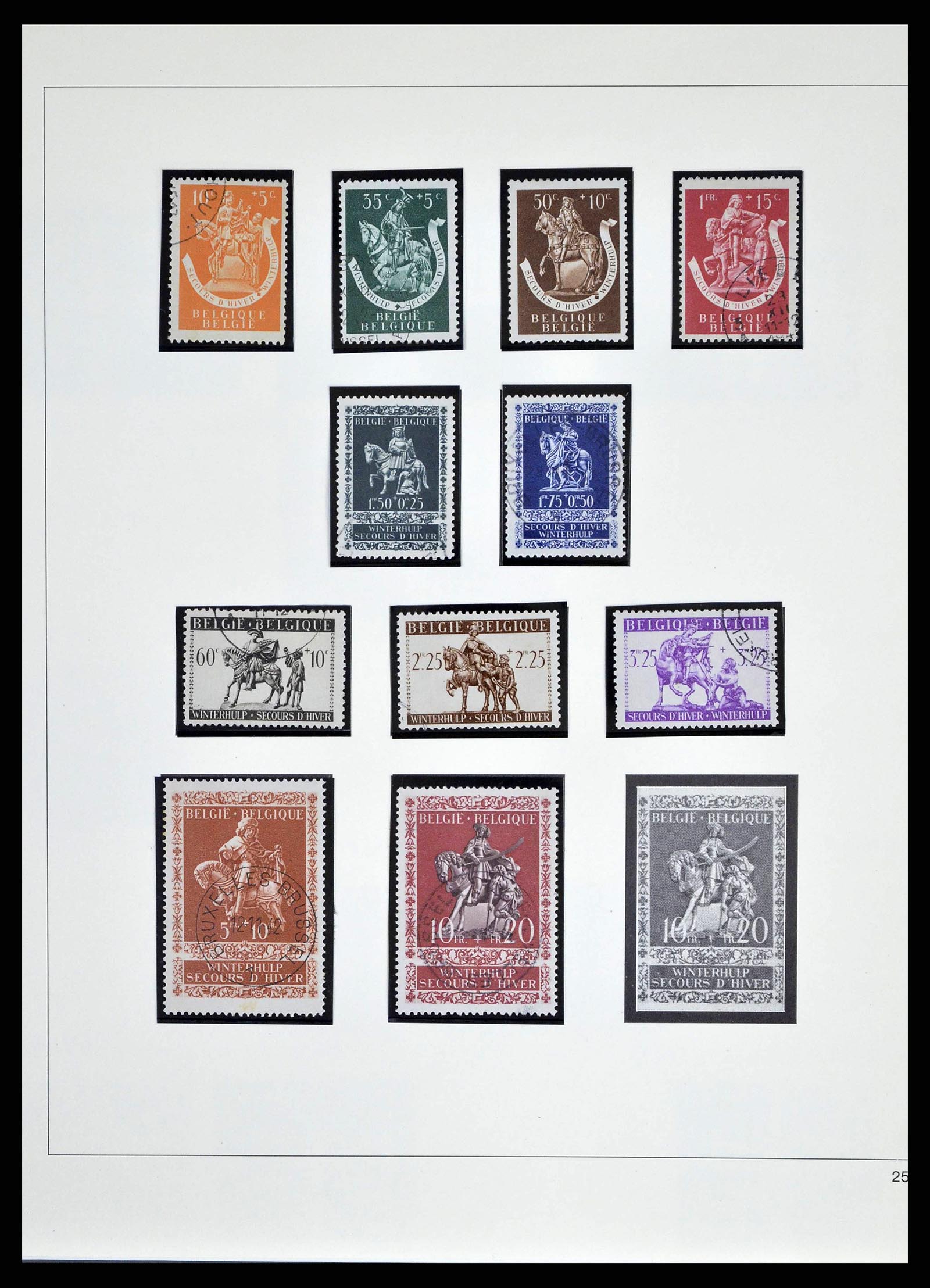 38882 0065 - Postzegelverzameling 38882 België 1940-1945.