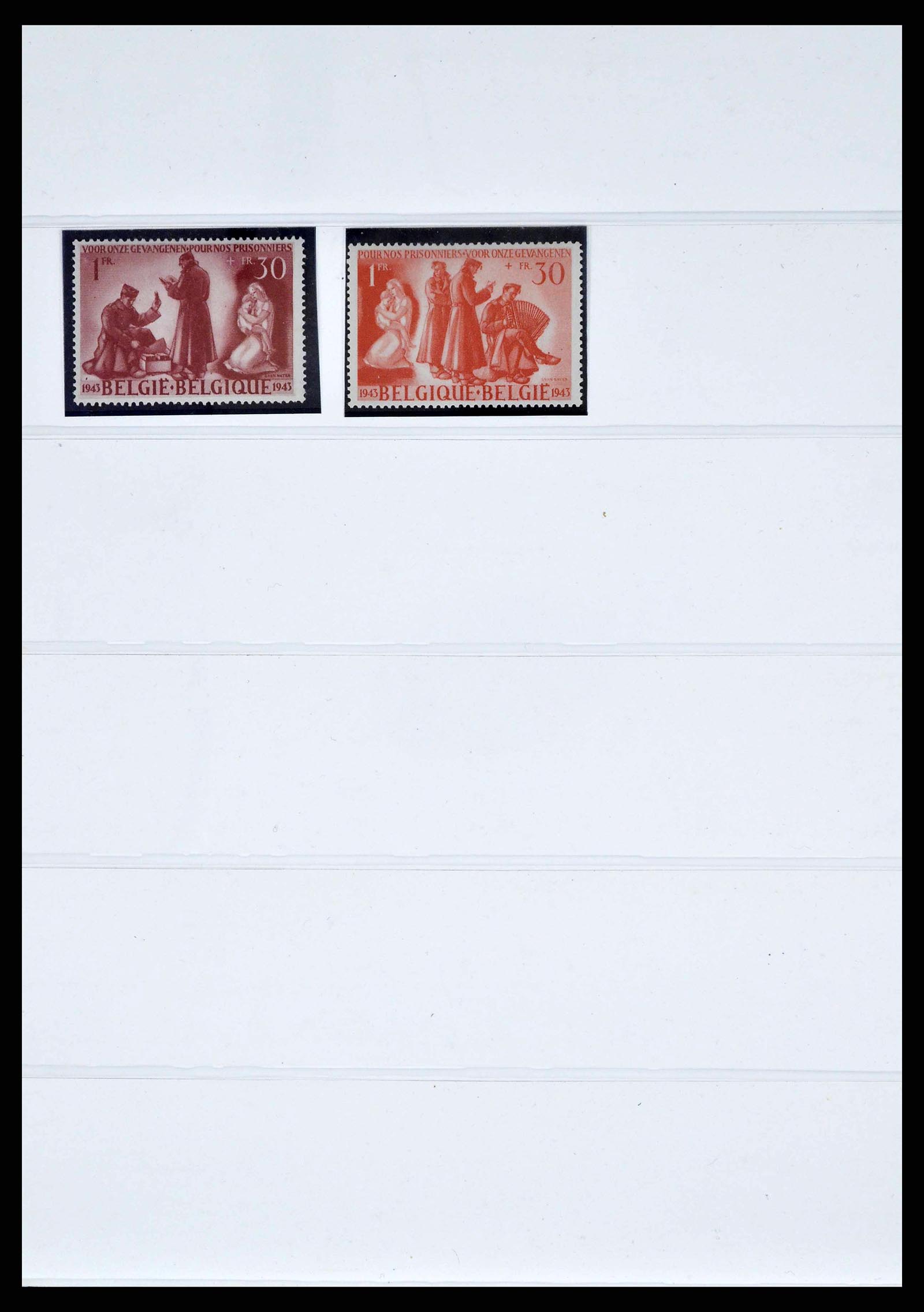 38882 0067 - Postzegelverzameling 38882 België 1940-1945.