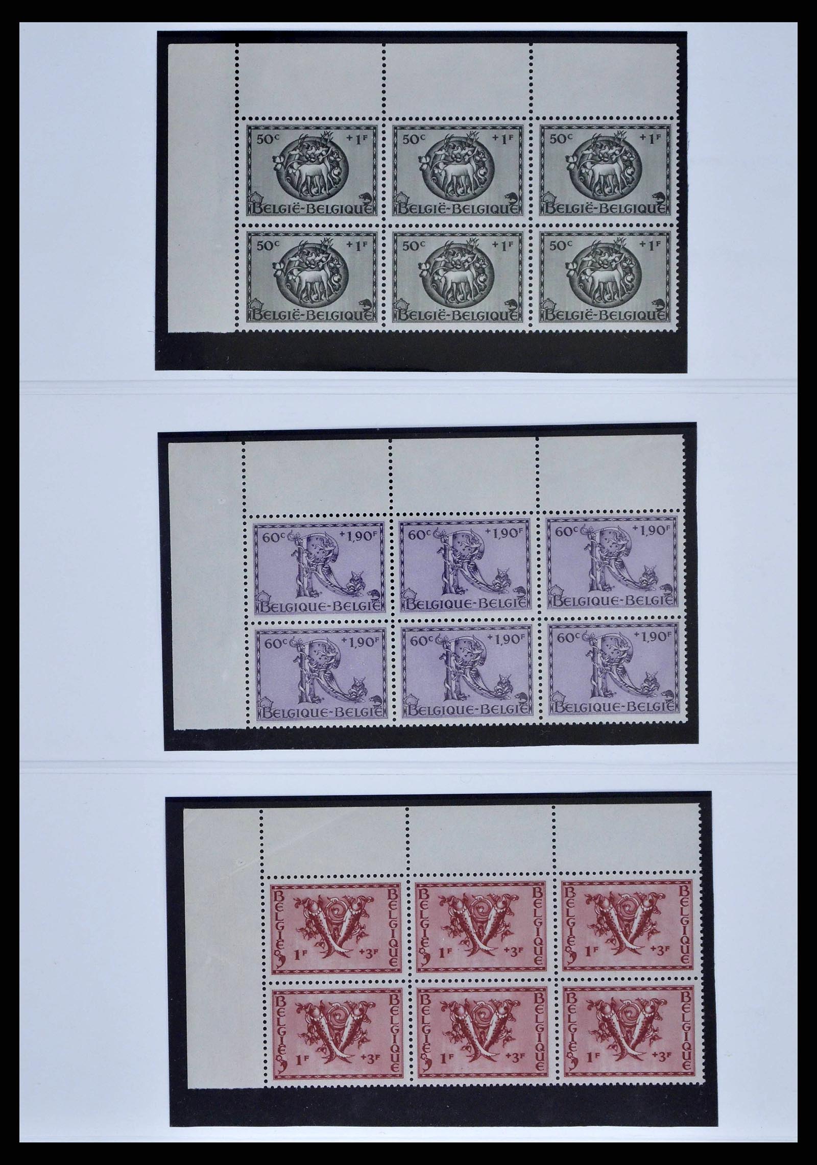 38882 0069 - Postzegelverzameling 38882 België 1940-1945.