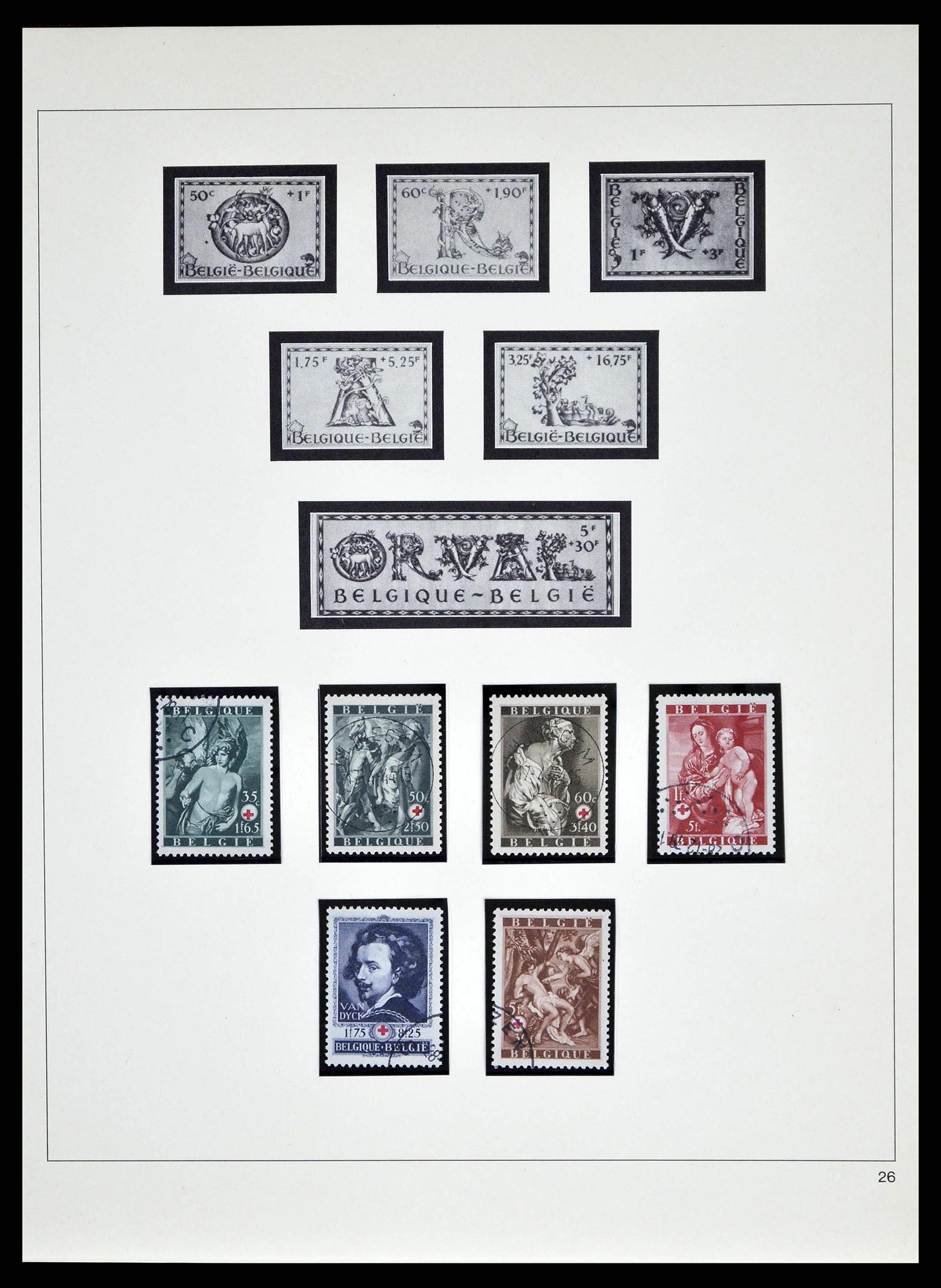 38882 0072 - Postzegelverzameling 38882 België 1940-1945.