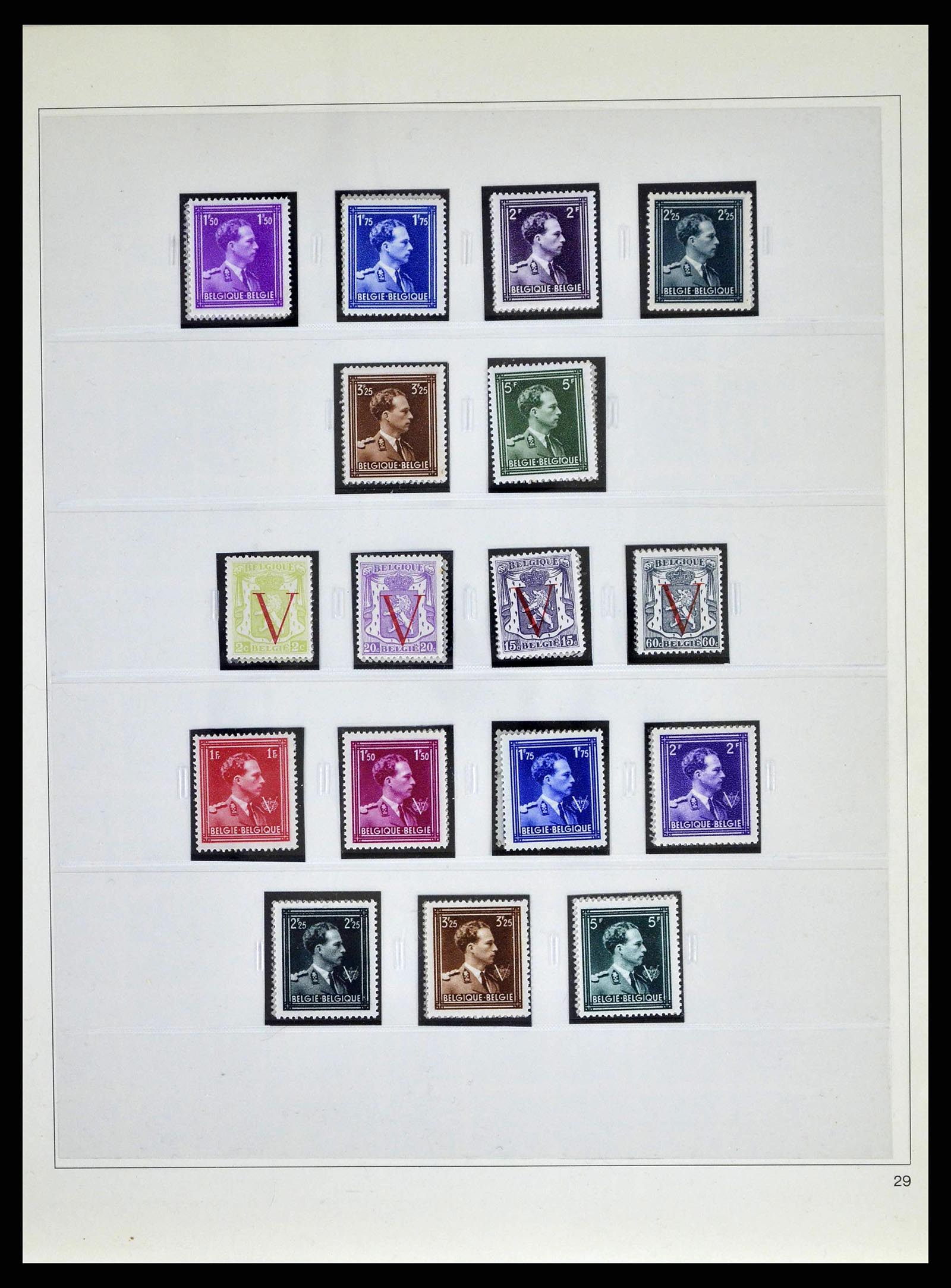 38882 0078 - Postzegelverzameling 38882 België 1940-1945.