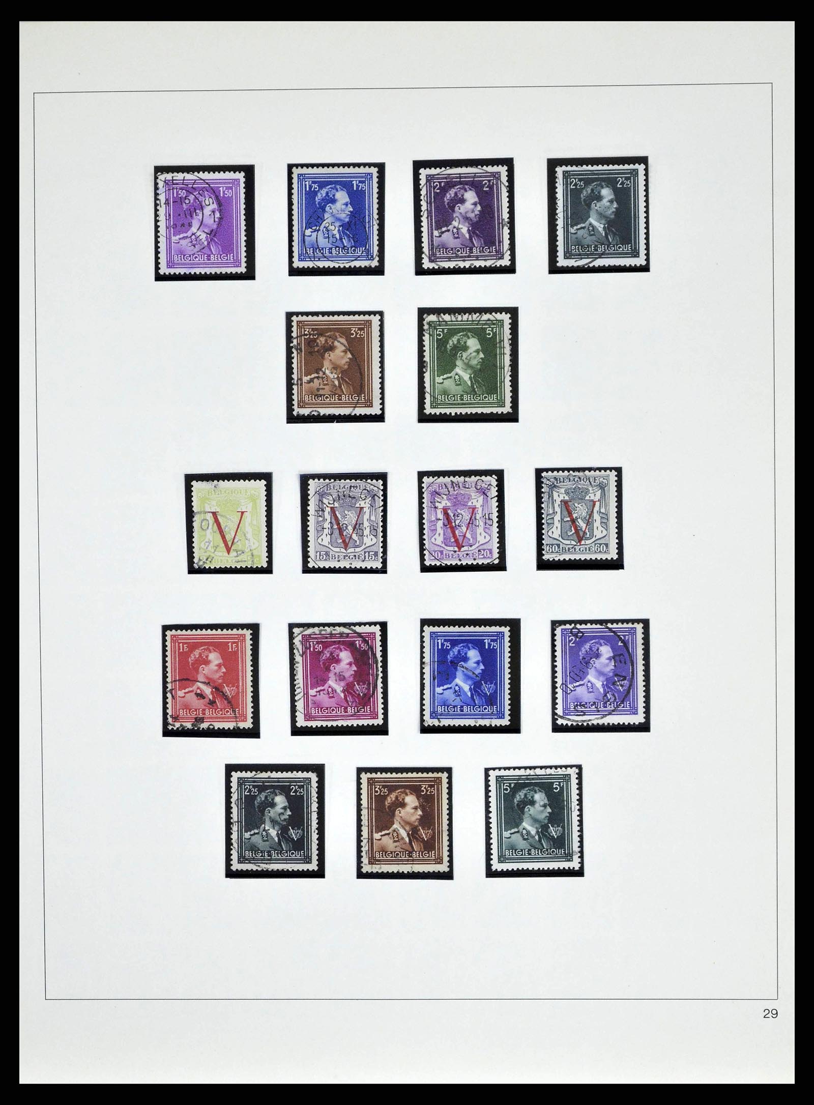 38882 0079 - Postzegelverzameling 38882 België 1940-1945.