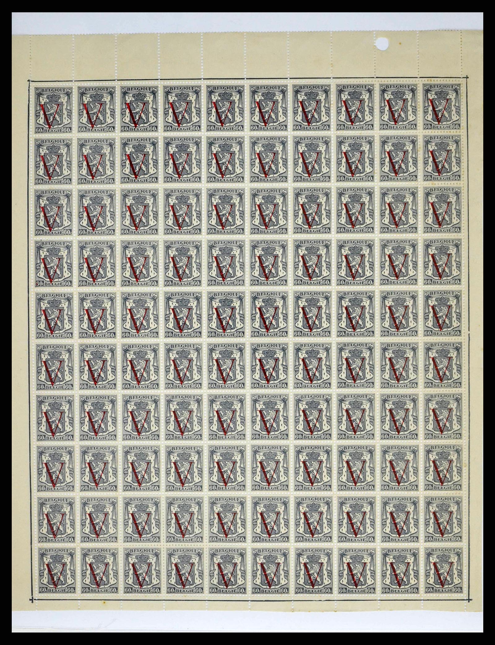 38882 0080 - Postzegelverzameling 38882 België 1940-1945.