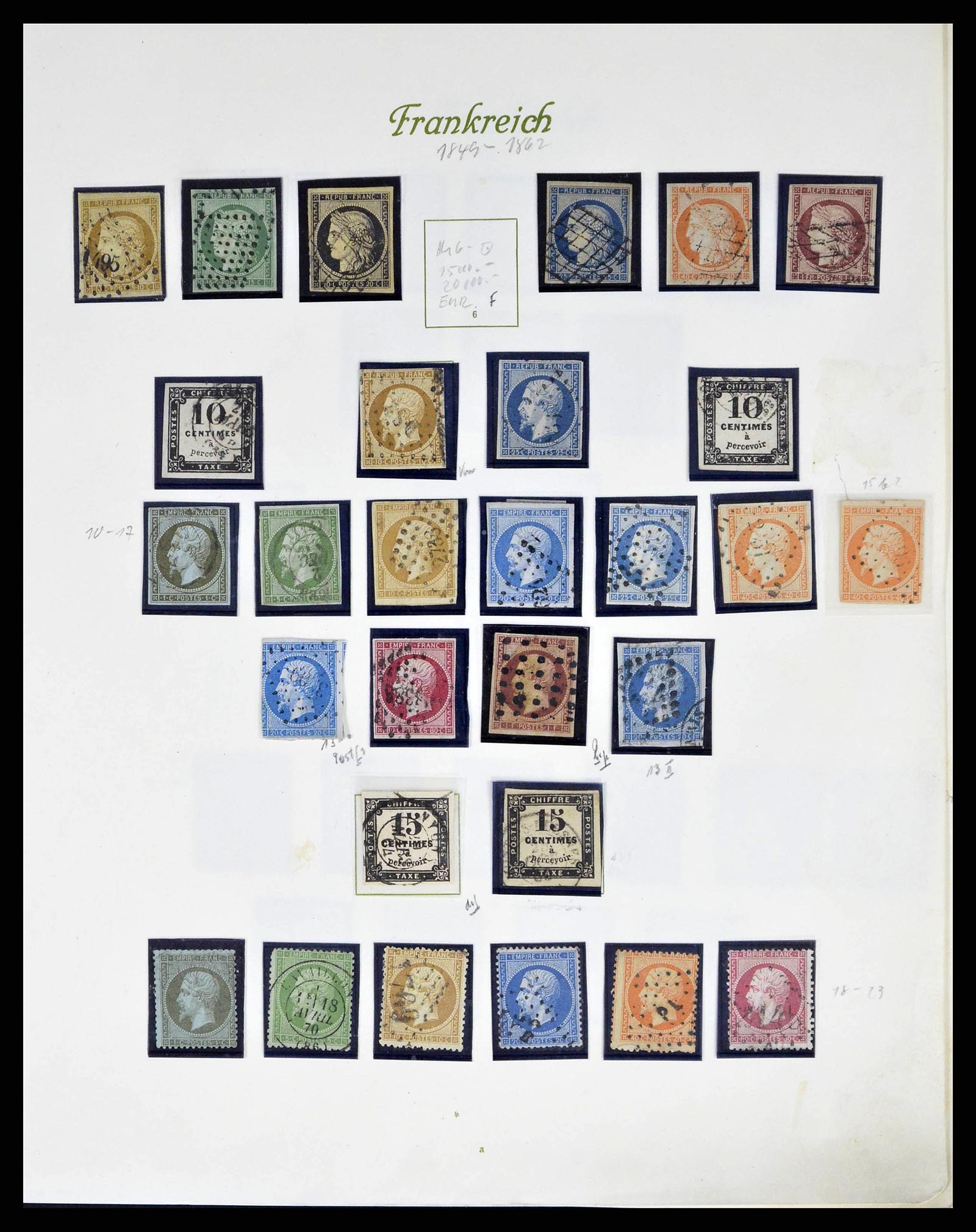 38886 0001 - Stamp collection 38886 France 1849-1971.