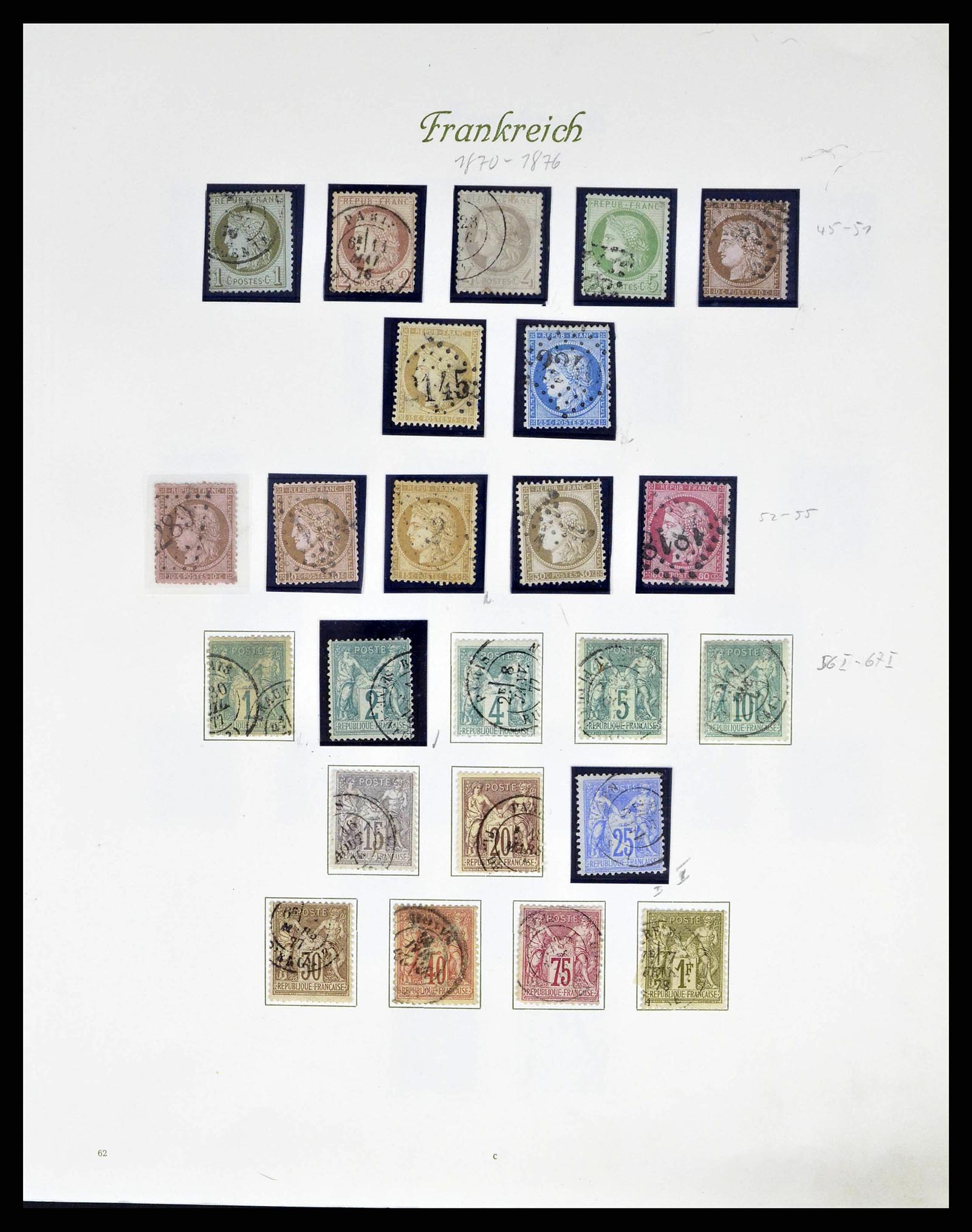 38886 0003 - Stamp collection 38886 France 1849-1971.