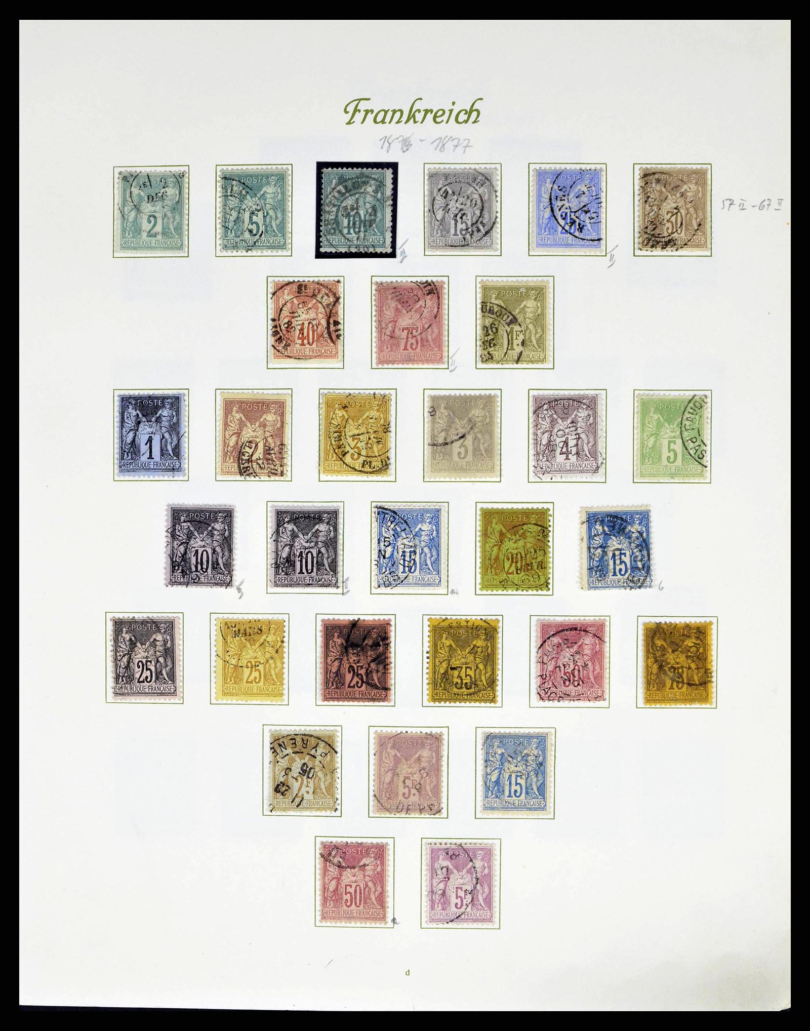 38886 0004 - Stamp collection 38886 France 1849-1971.