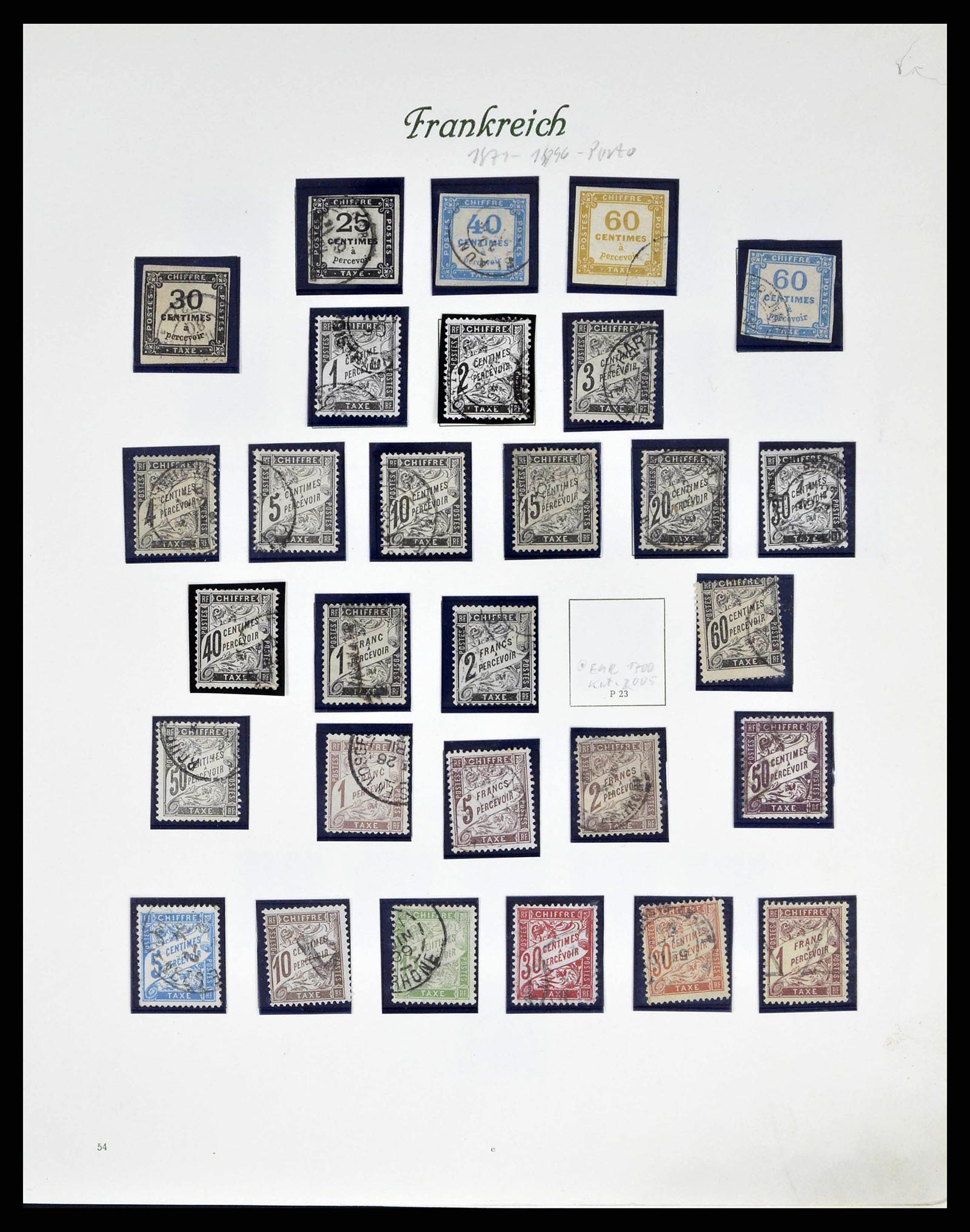 38886 0005 - Stamp collection 38886 France 1849-1971.
