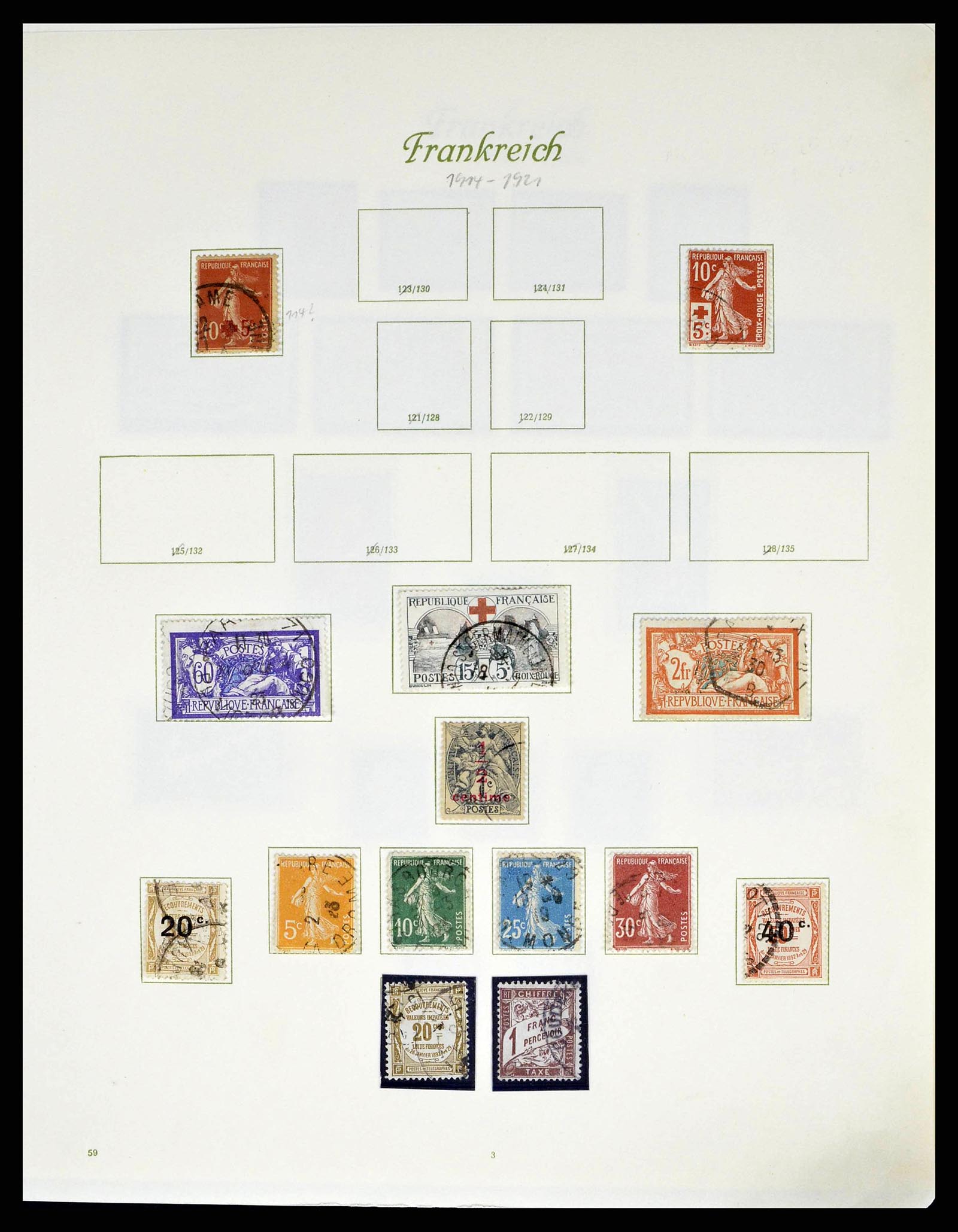 38886 0008 - Stamp collection 38886 France 1849-1971.