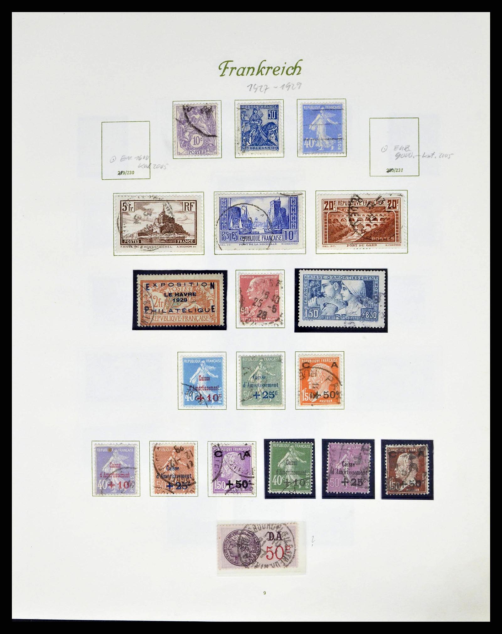 38886 0015 - Stamp collection 38886 France 1849-1971.