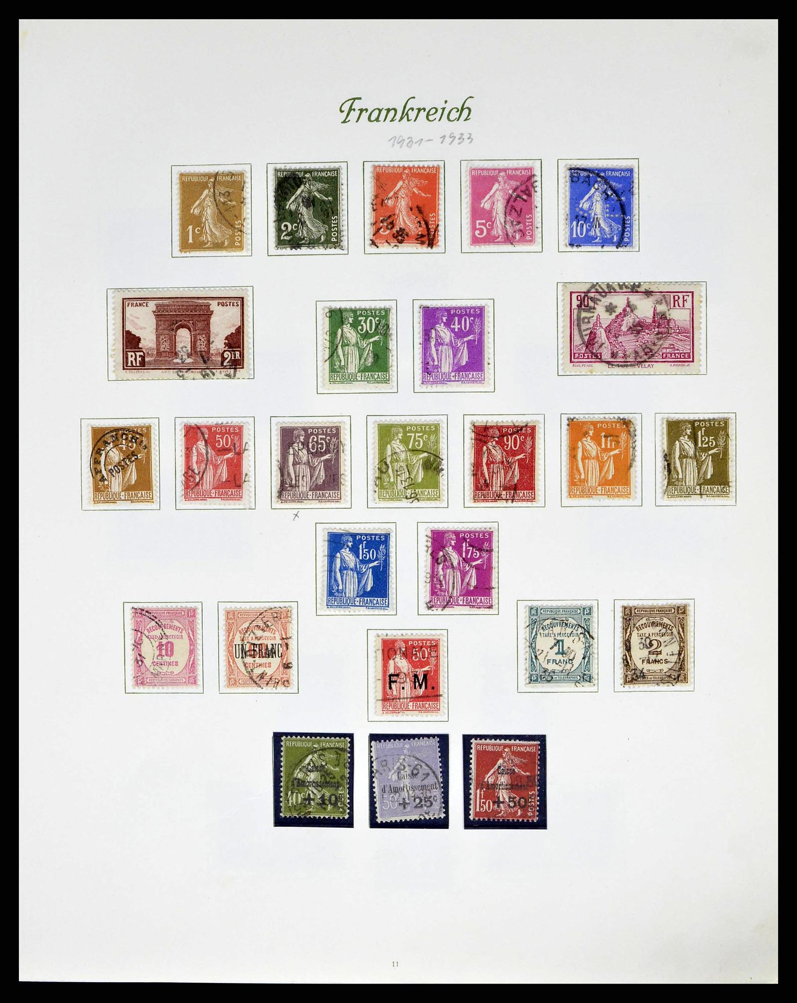 38886 0017 - Stamp collection 38886 France 1849-1971.
