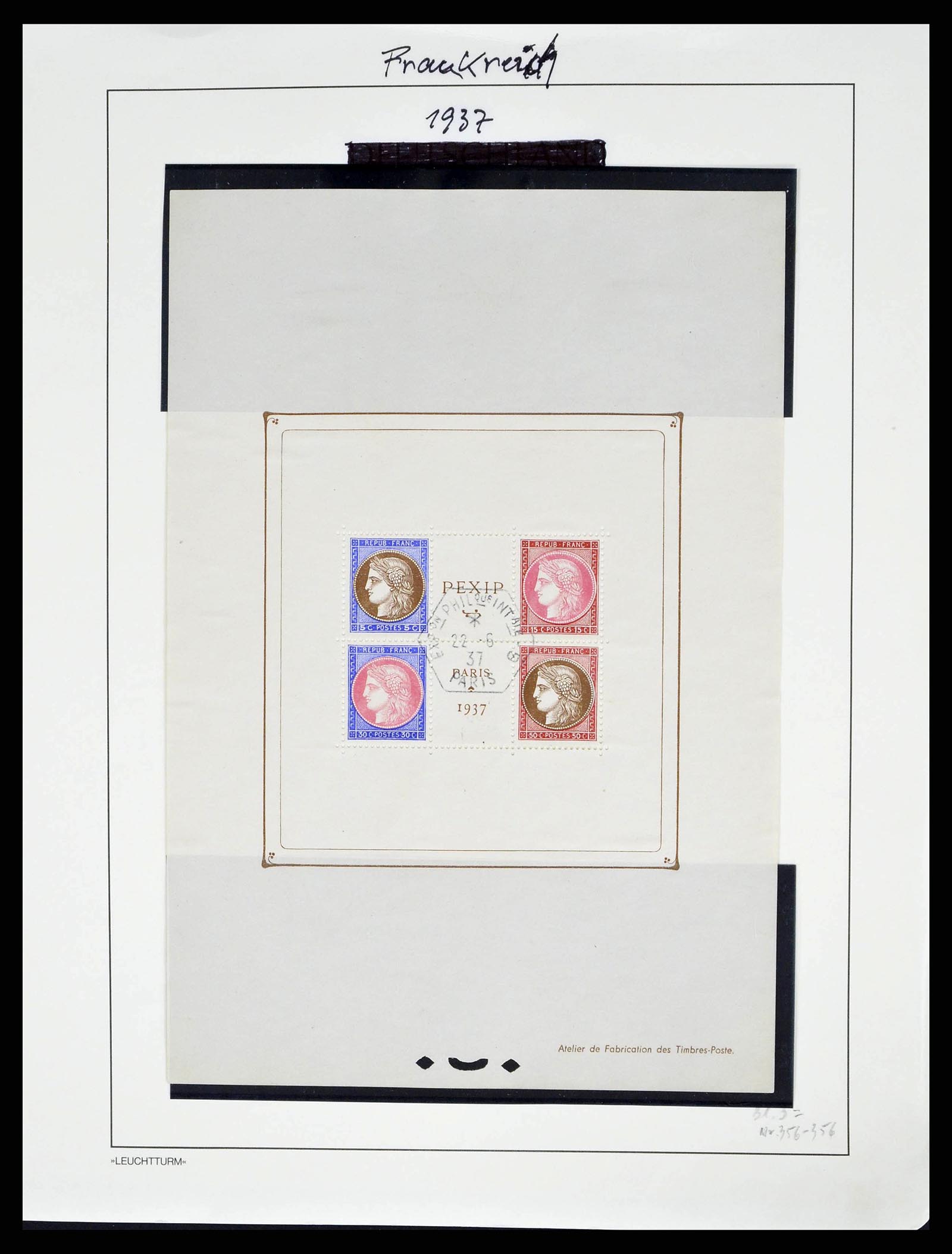 38886 0022 - Postzegelverzameling 38886 Frankrijk 1849-1971.