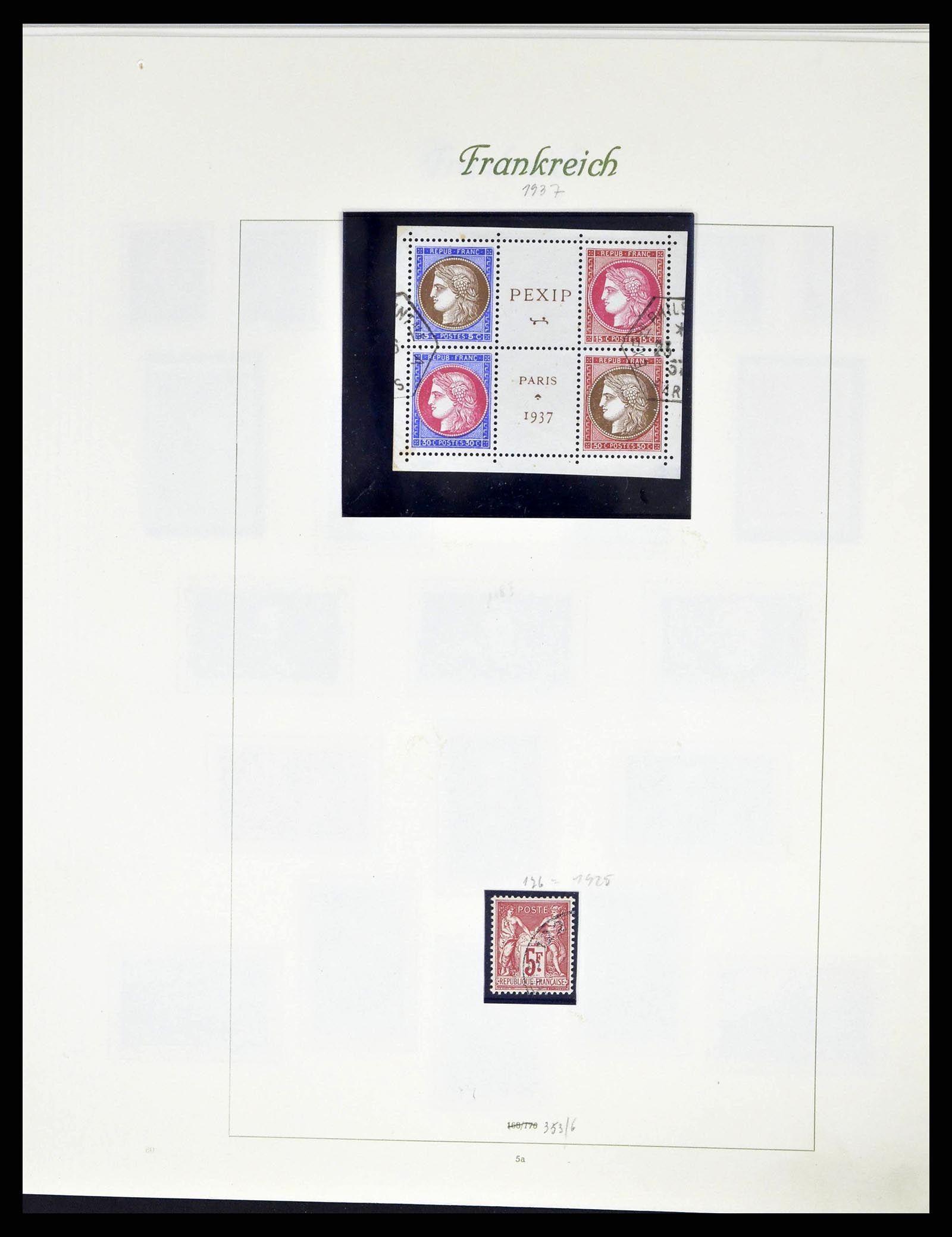 38886 0023 - Postzegelverzameling 38886 Frankrijk 1849-1971.