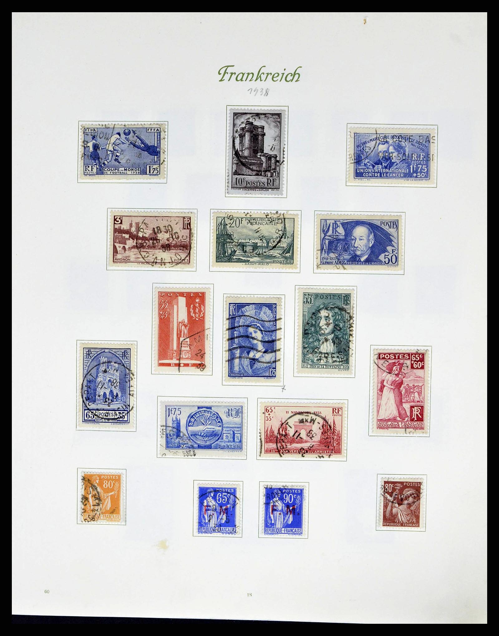38886 0025 - Postzegelverzameling 38886 Frankrijk 1849-1971.