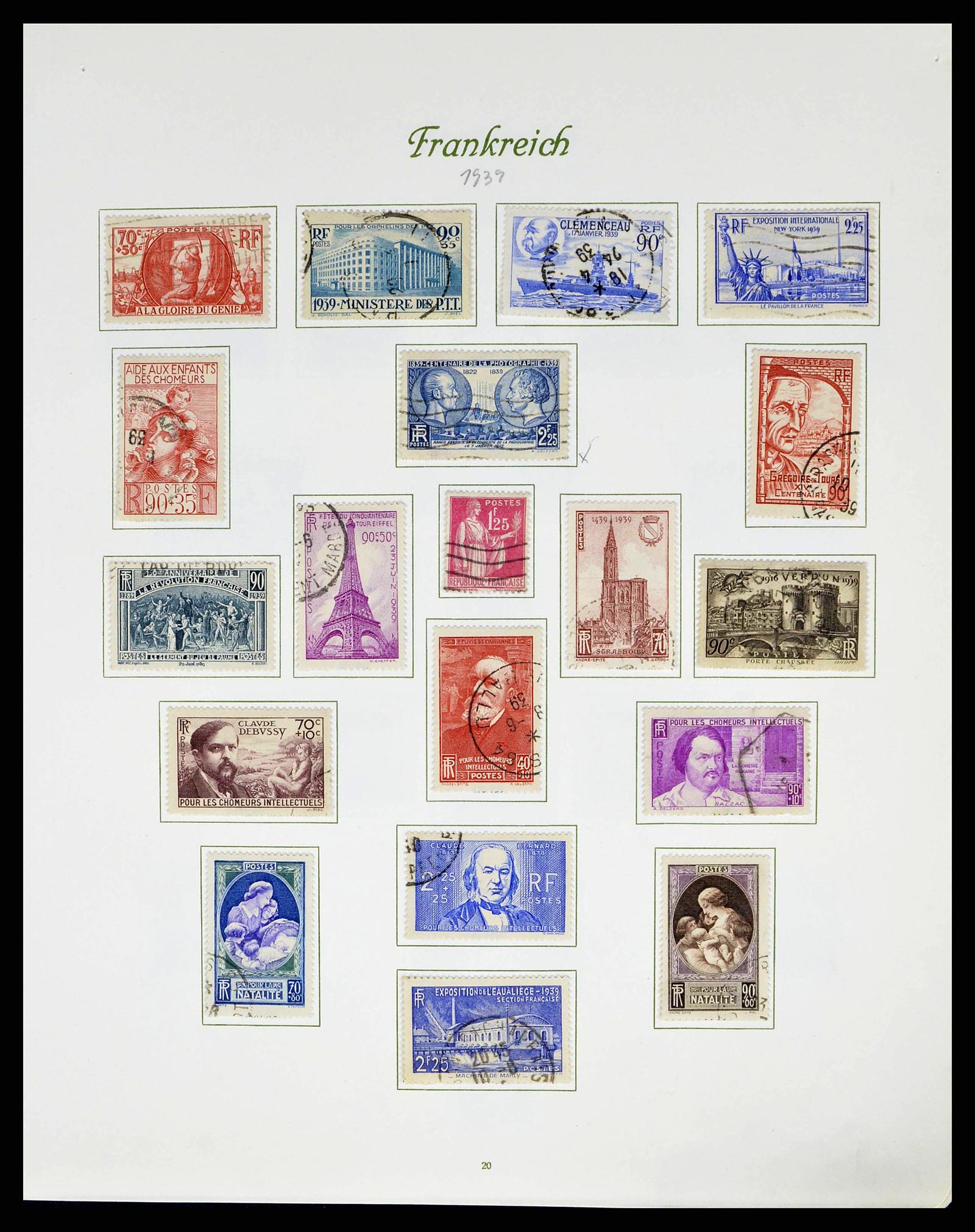38886 0027 - Postzegelverzameling 38886 Frankrijk 1849-1971.