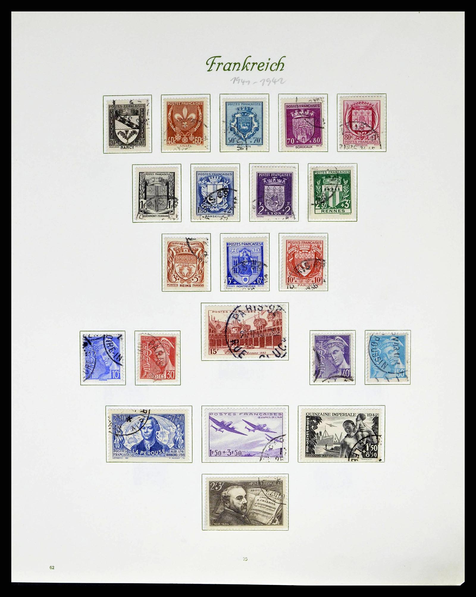 38886 0032 - Postzegelverzameling 38886 Frankrijk 1849-1971.