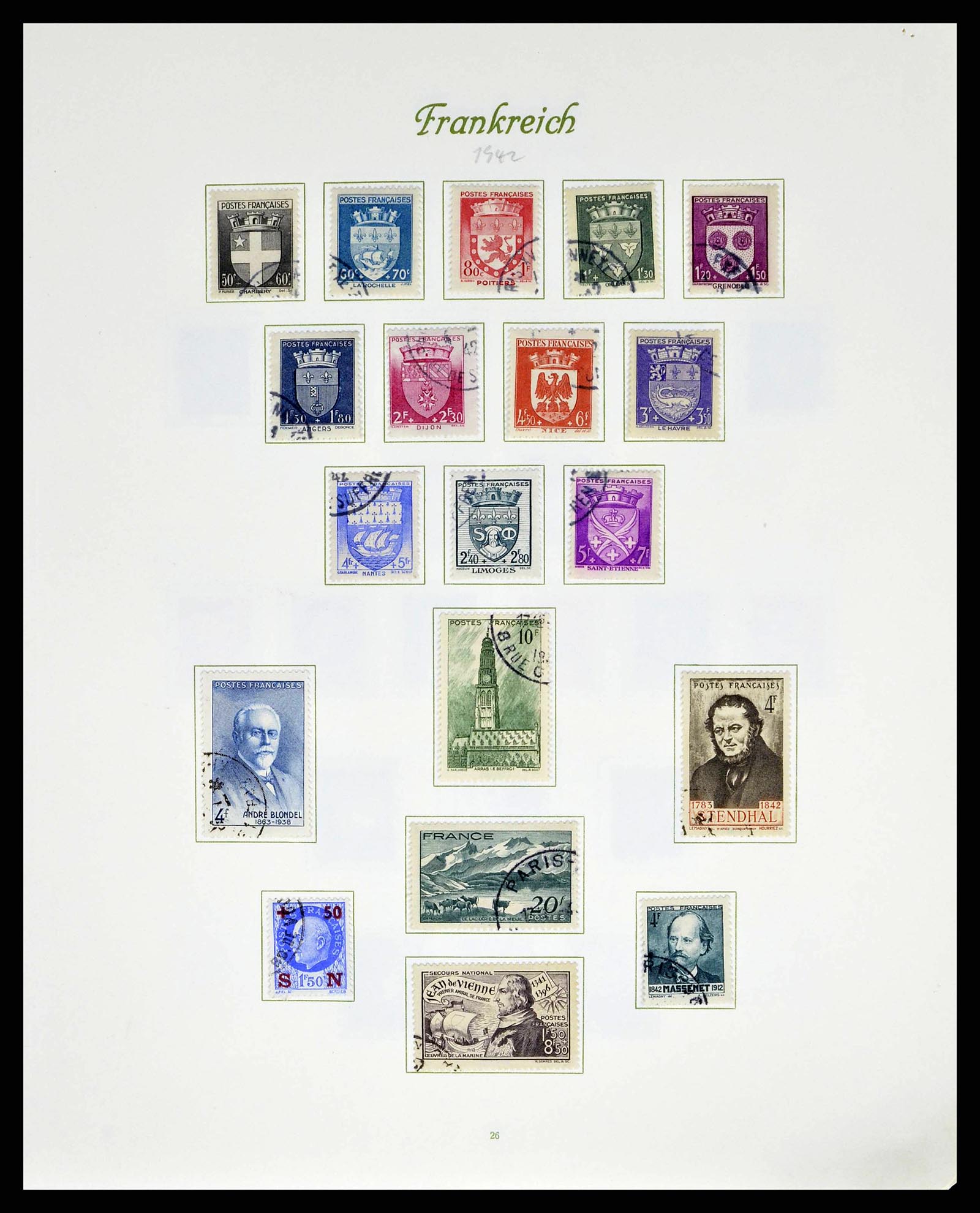 38886 0033 - Postzegelverzameling 38886 Frankrijk 1849-1971.