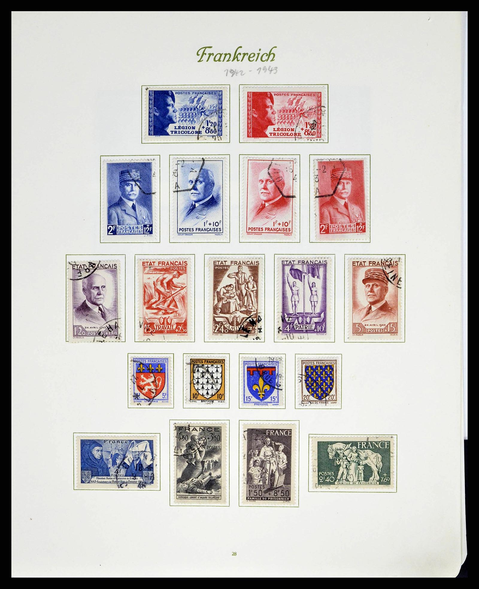 38886 0035 - Postzegelverzameling 38886 Frankrijk 1849-1971.