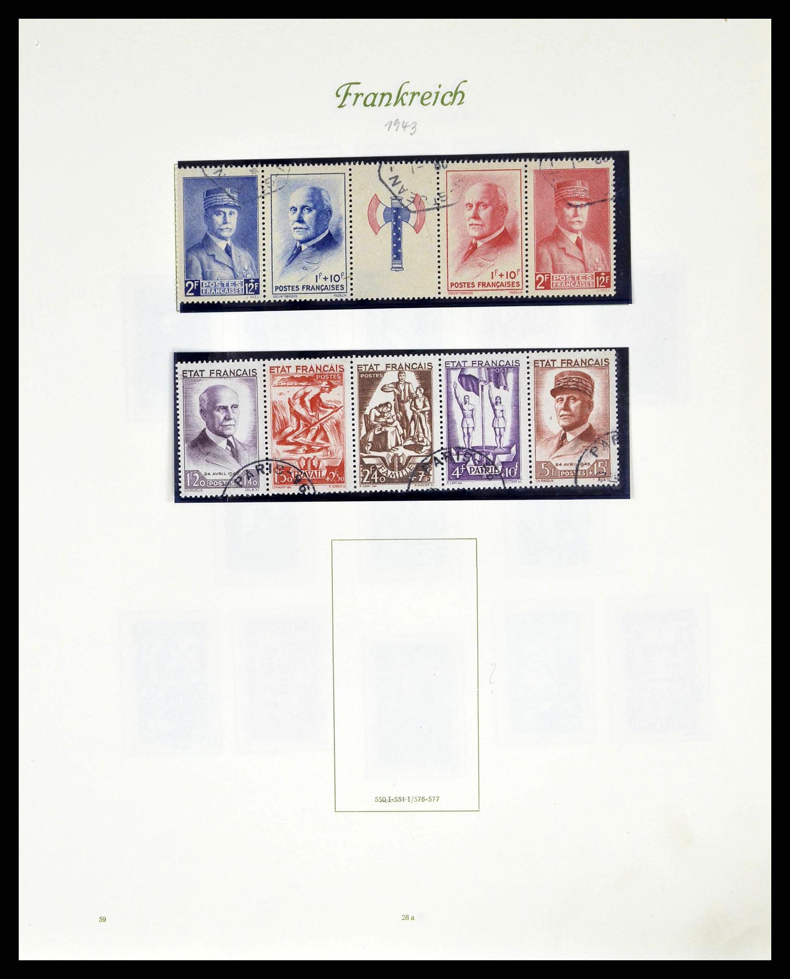 38886 0036 - Postzegelverzameling 38886 Frankrijk 1849-1971.