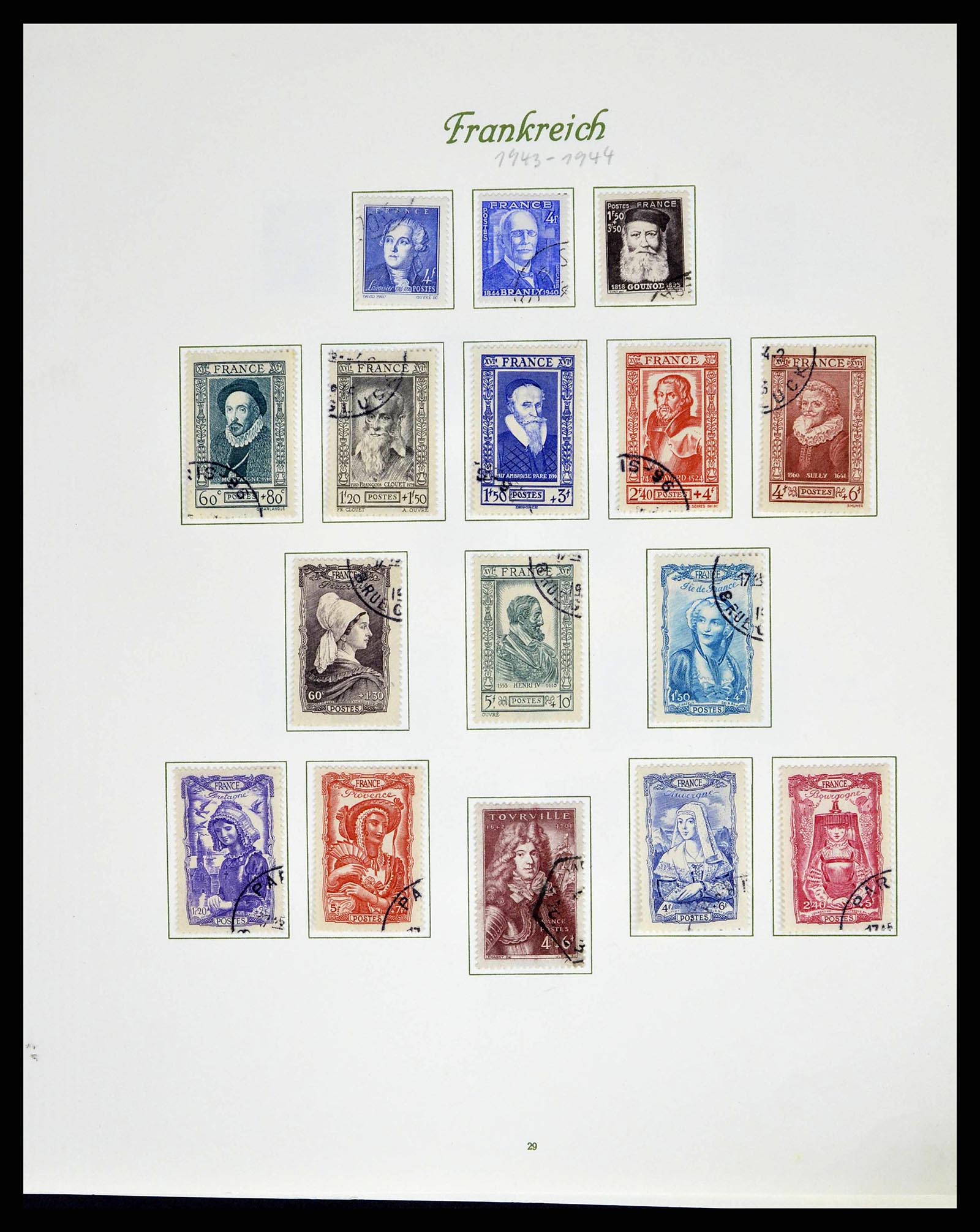 38886 0037 - Postzegelverzameling 38886 Frankrijk 1849-1971.
